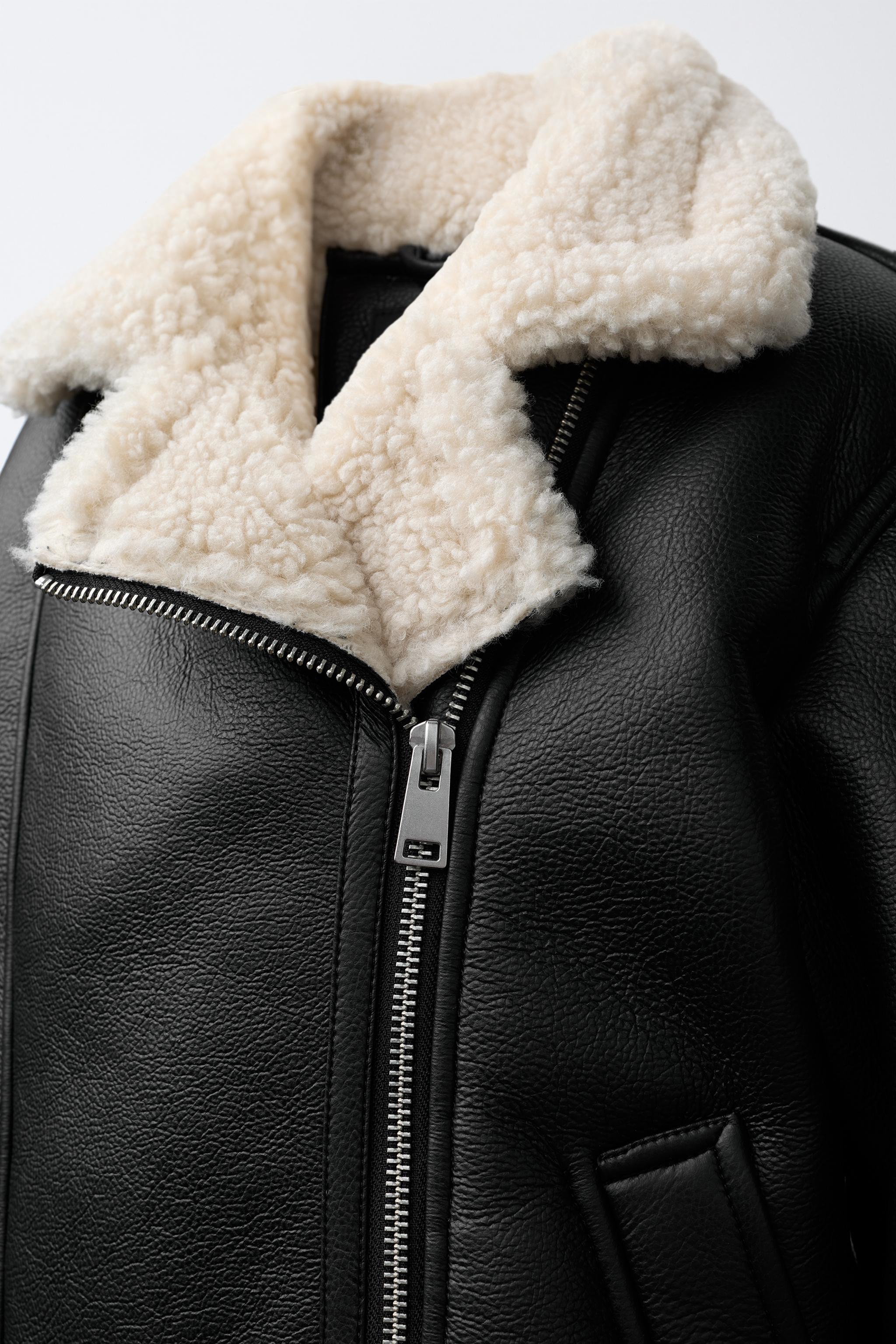 DOUBLE-FACED BIKER JACKET