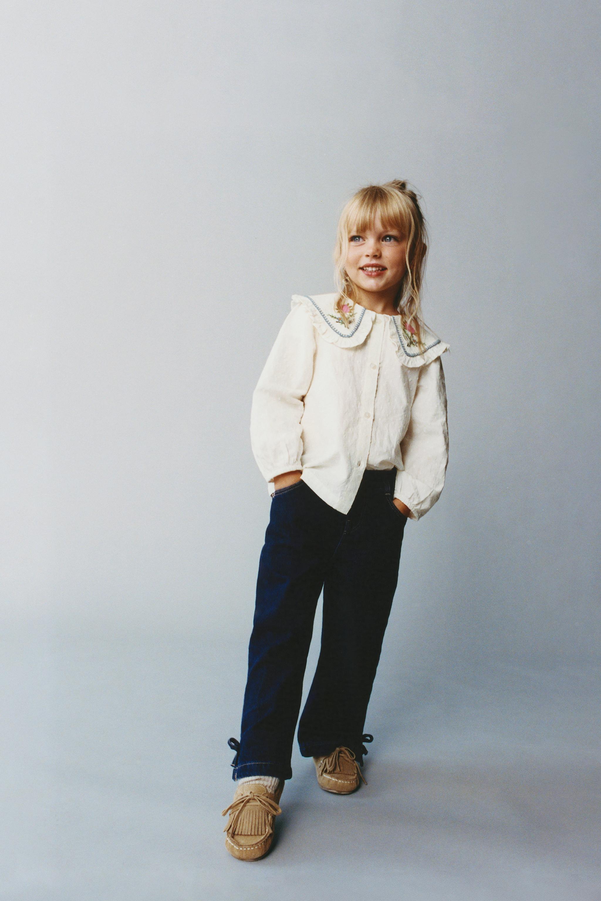 EMBROIDERED COLLAR SHIRT