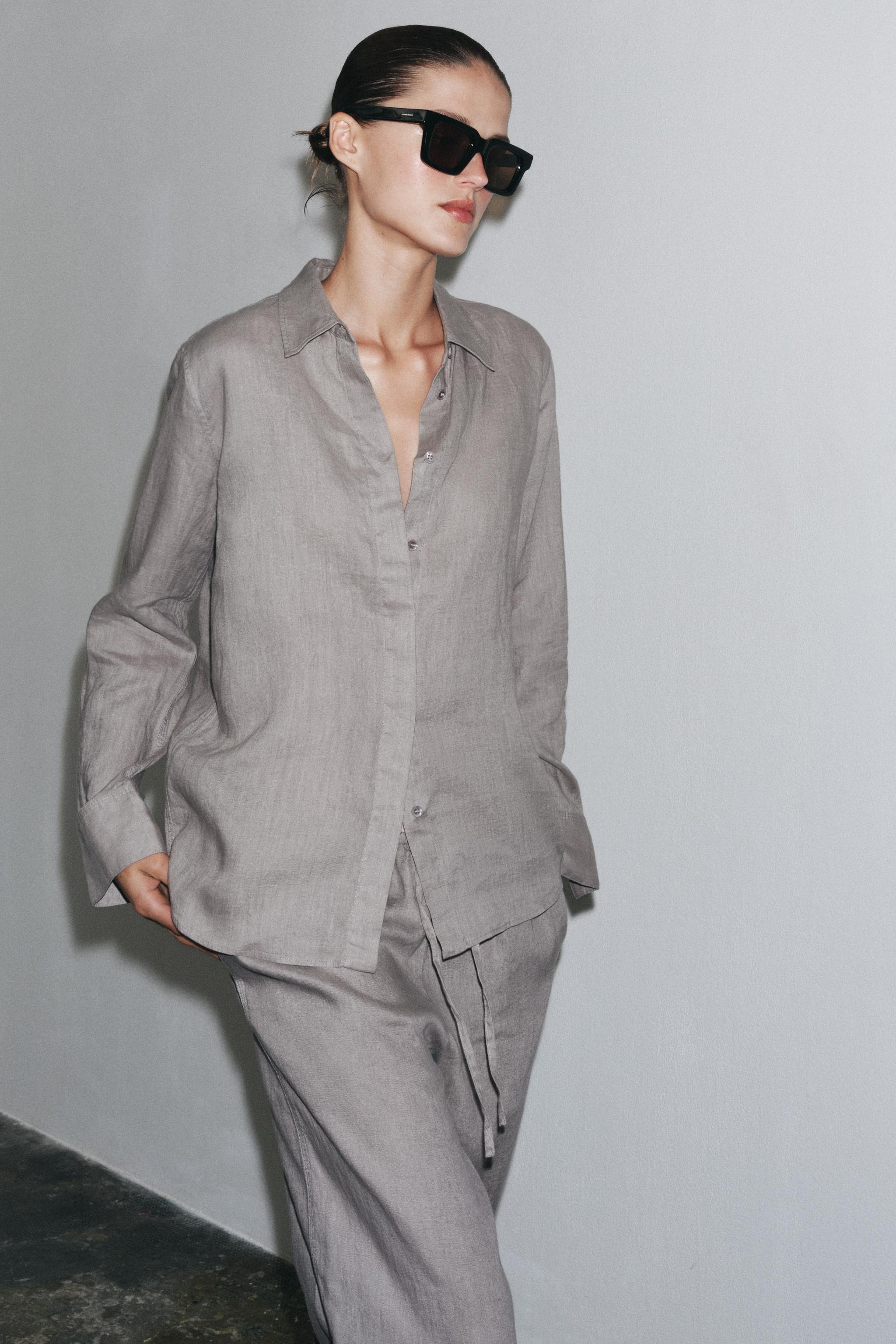 100% LINEN SHIRT ZW COLLECTION