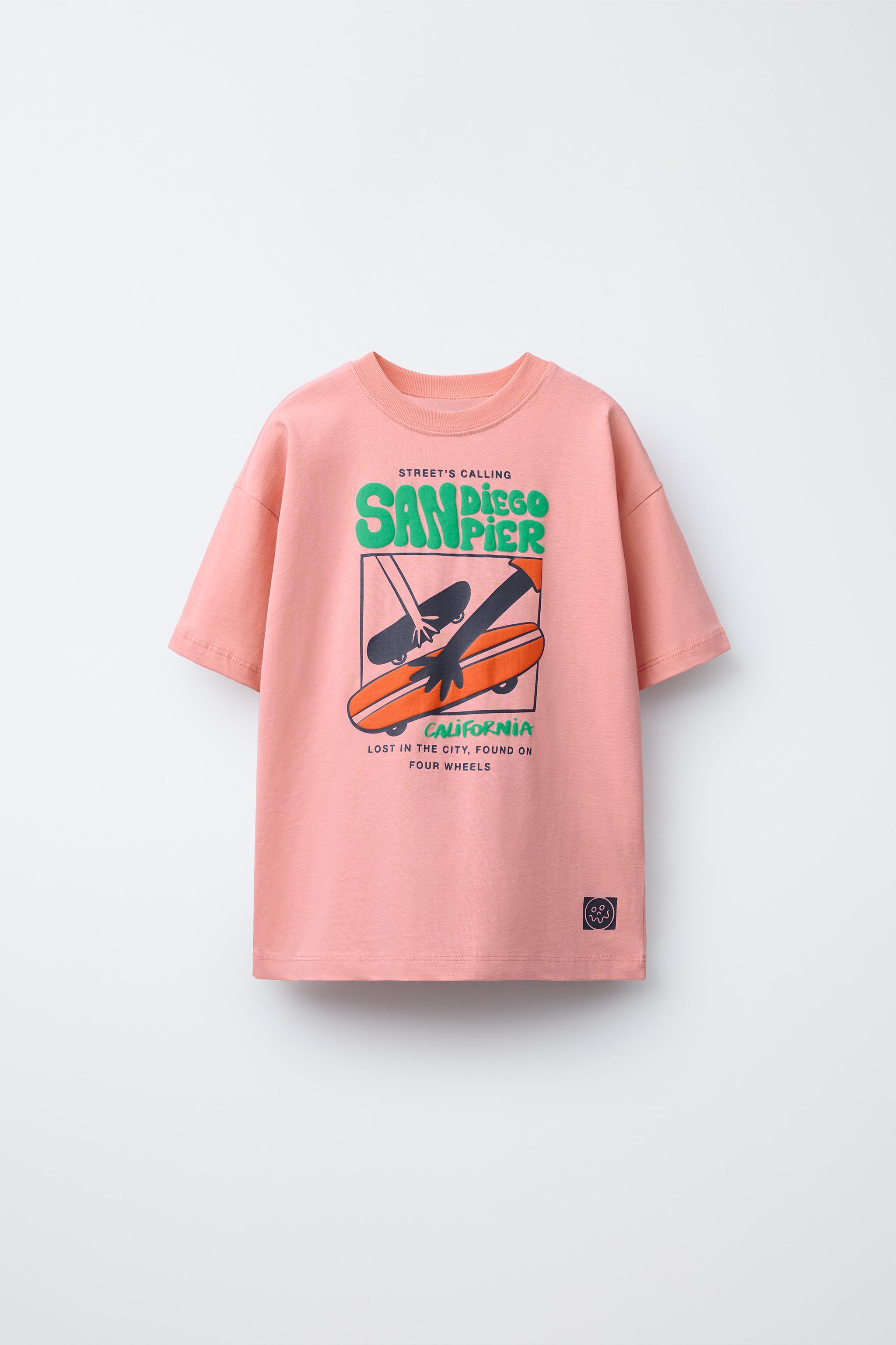 RAISED PRINT T-SHIRT