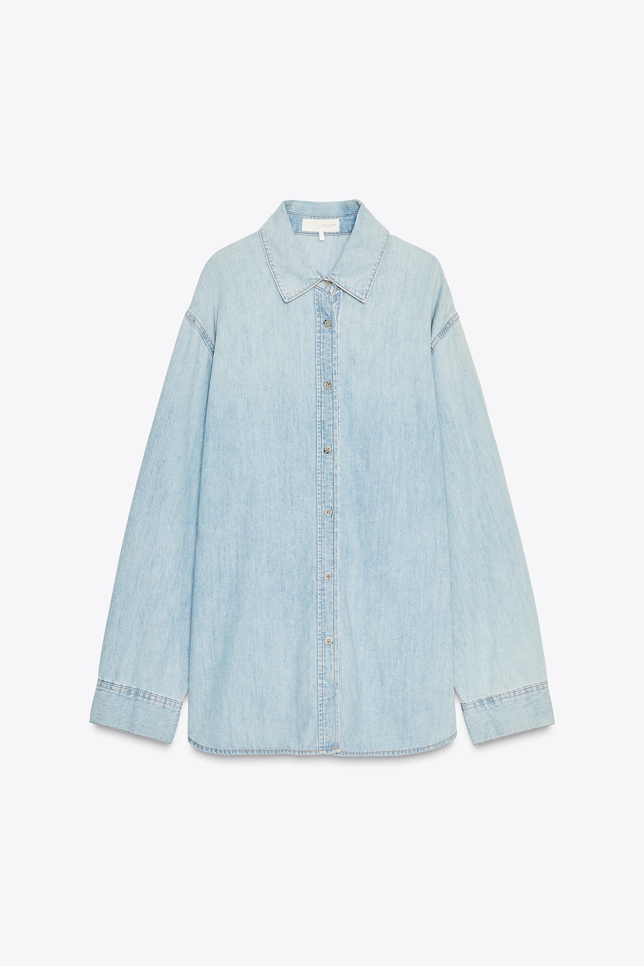 TRF LONG DENIM SHIRT