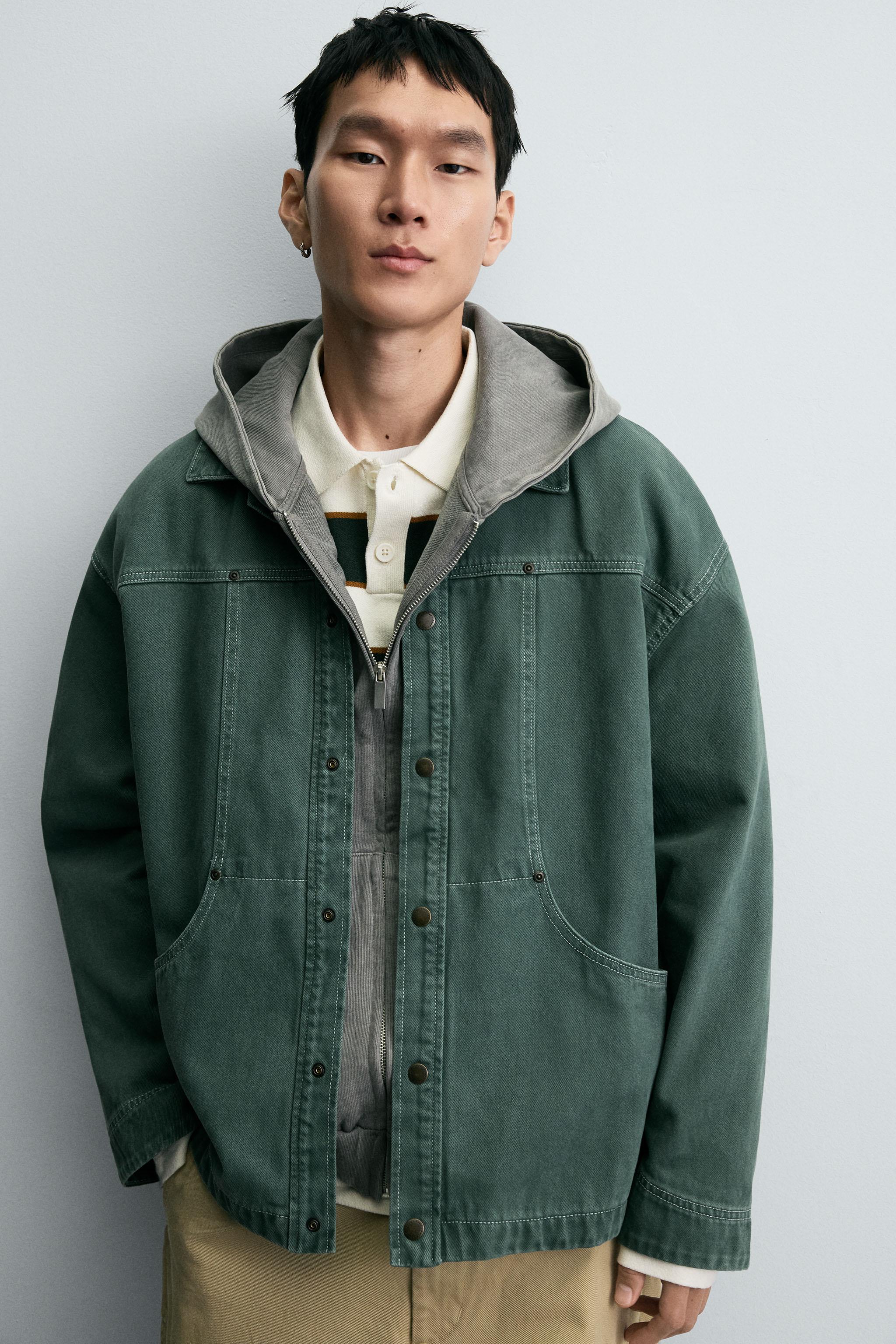 WASHED TEXTURED OVERSHIRT