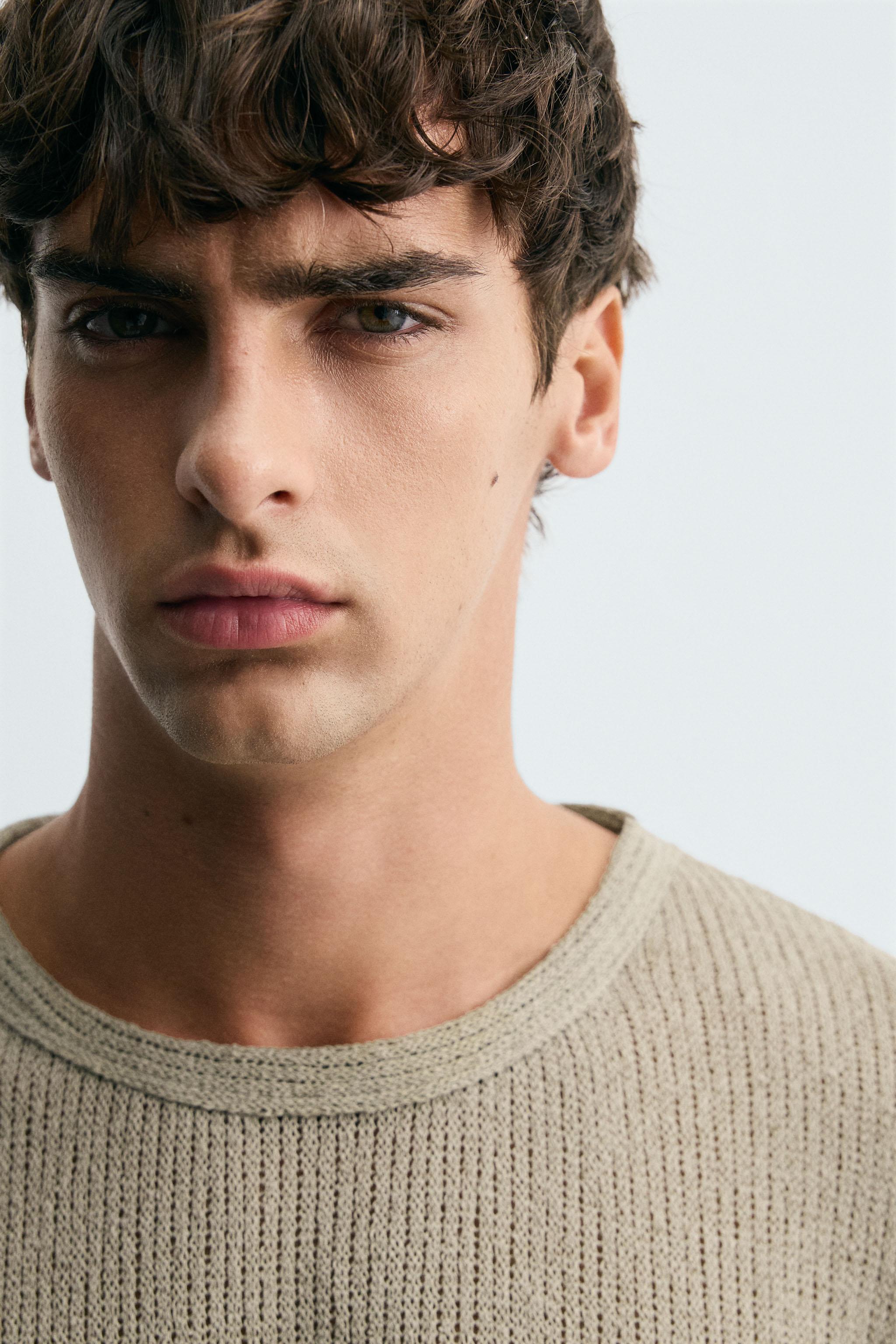 OPENWORK TEXTURED T-SHIRT