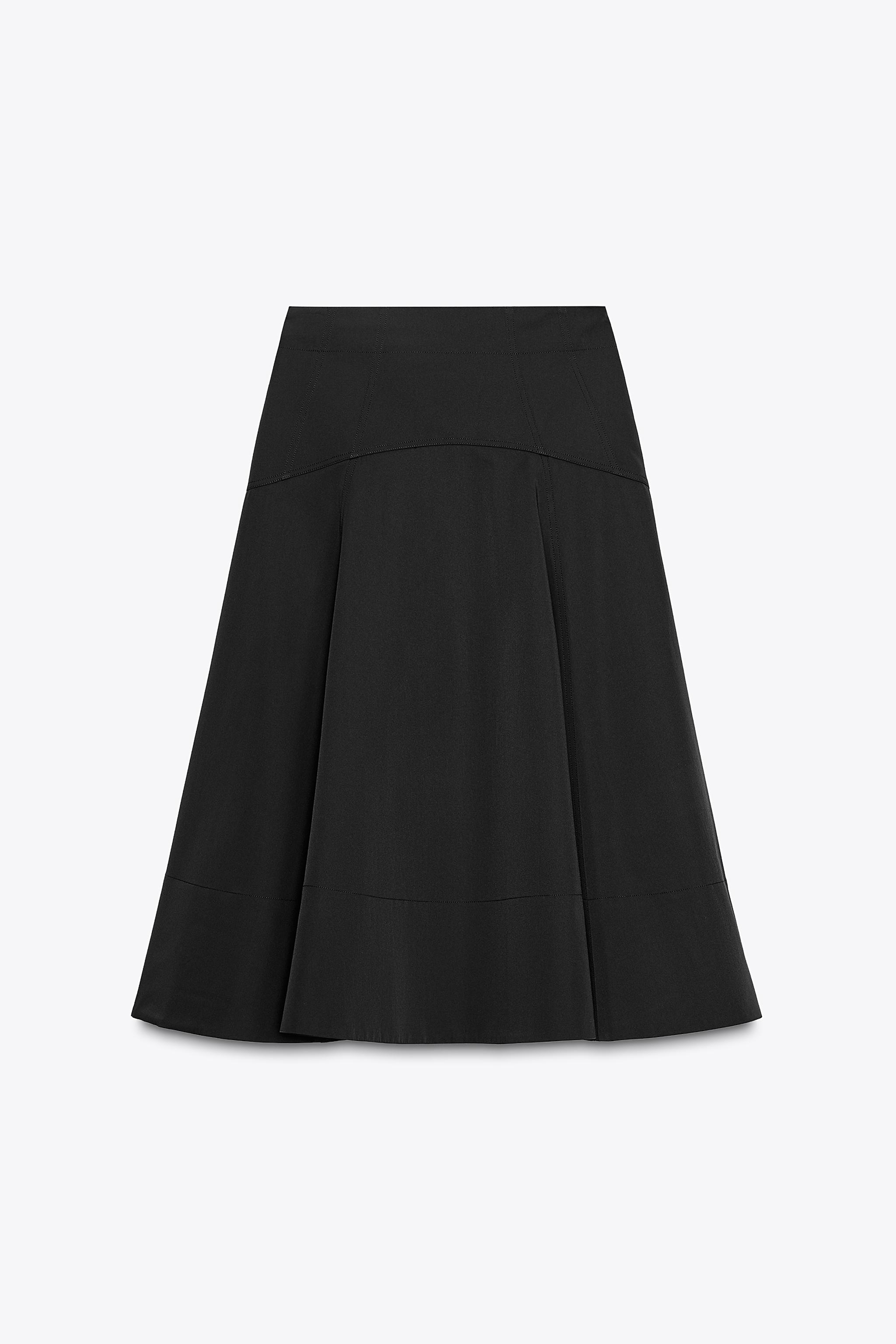 ZW COLLECTION FLARED BELT SKIRT