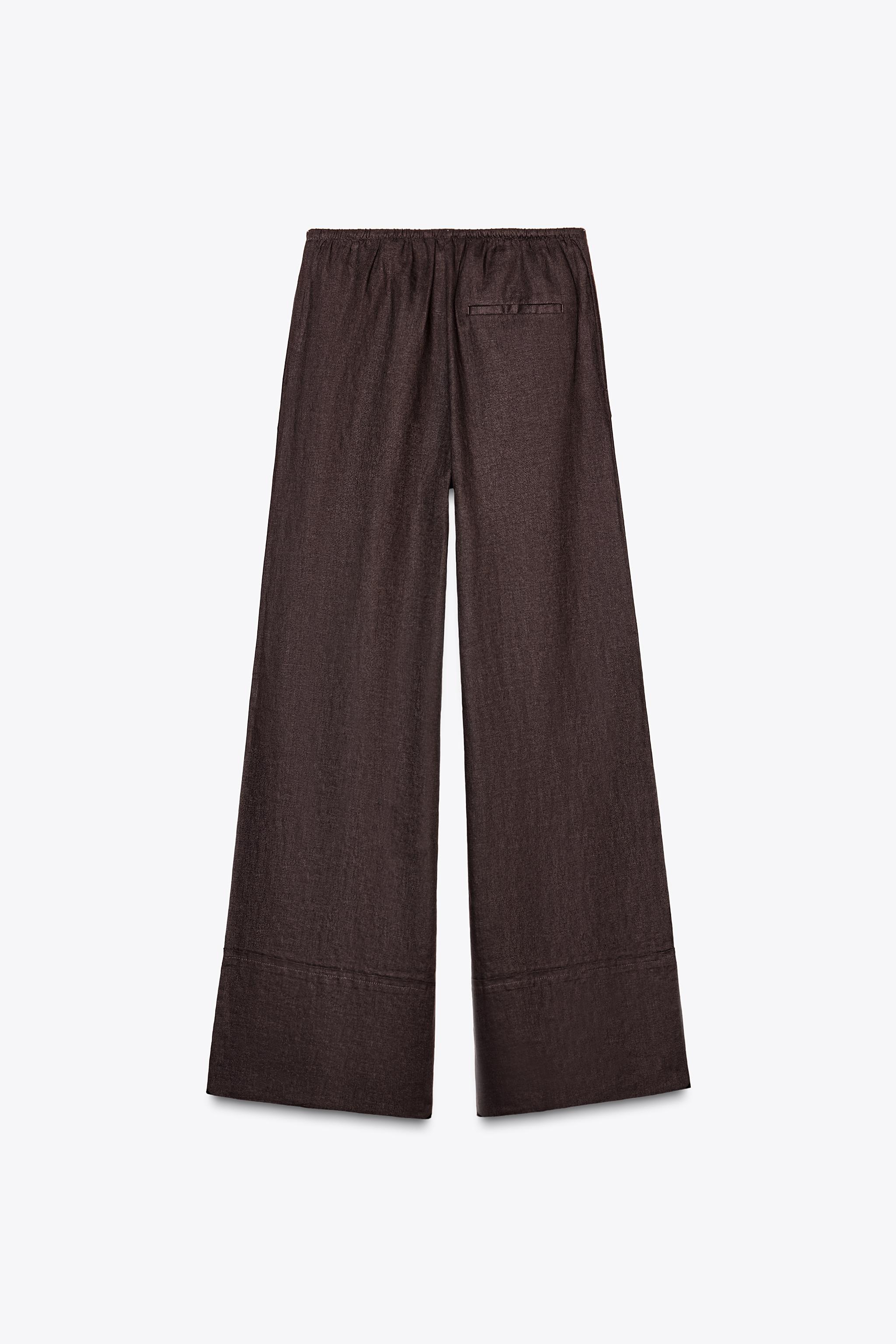 100% LINEN PALAZZO PANTS ZW COLLECTION