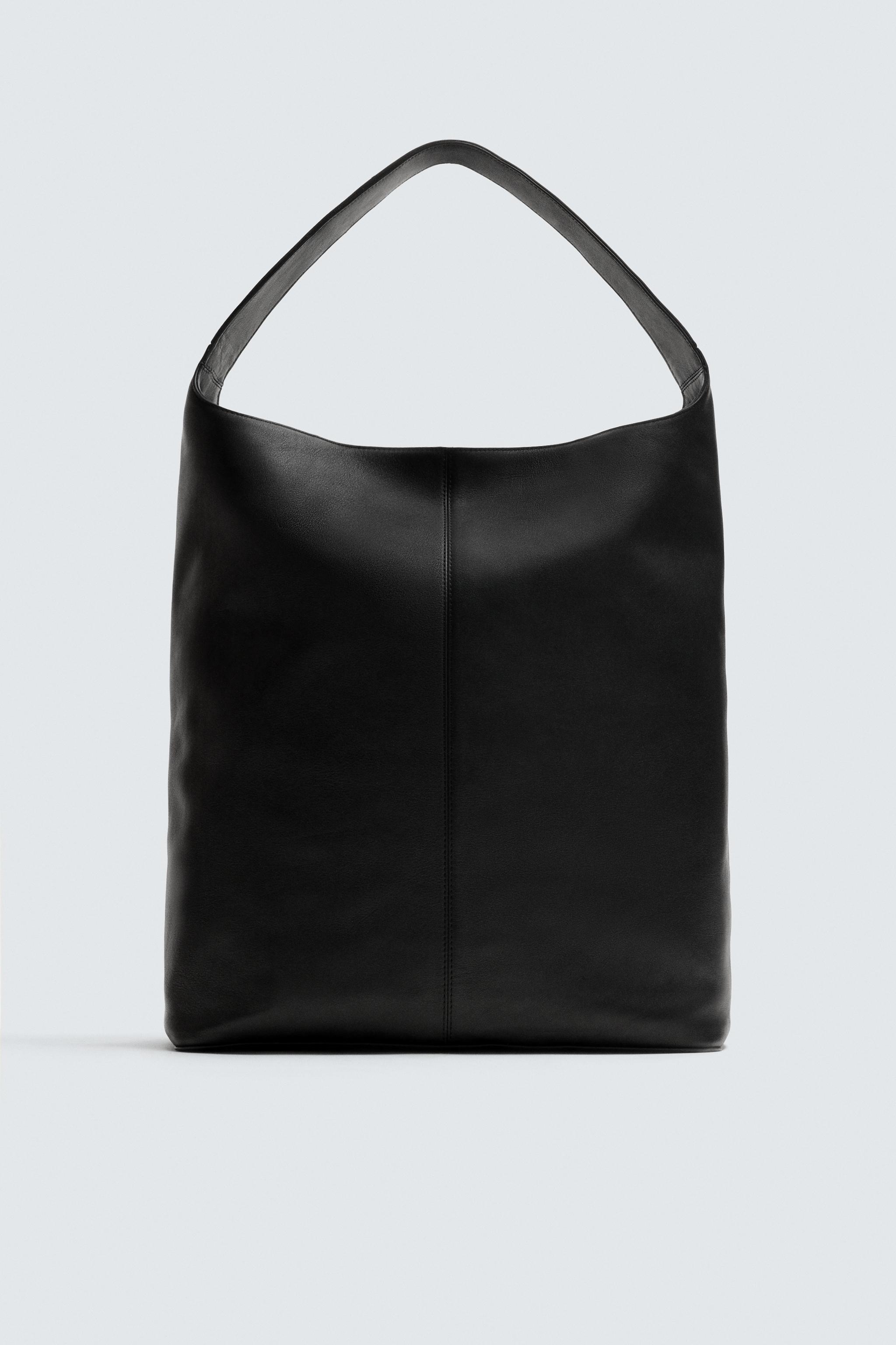 LEATHER SHOPPER BAG