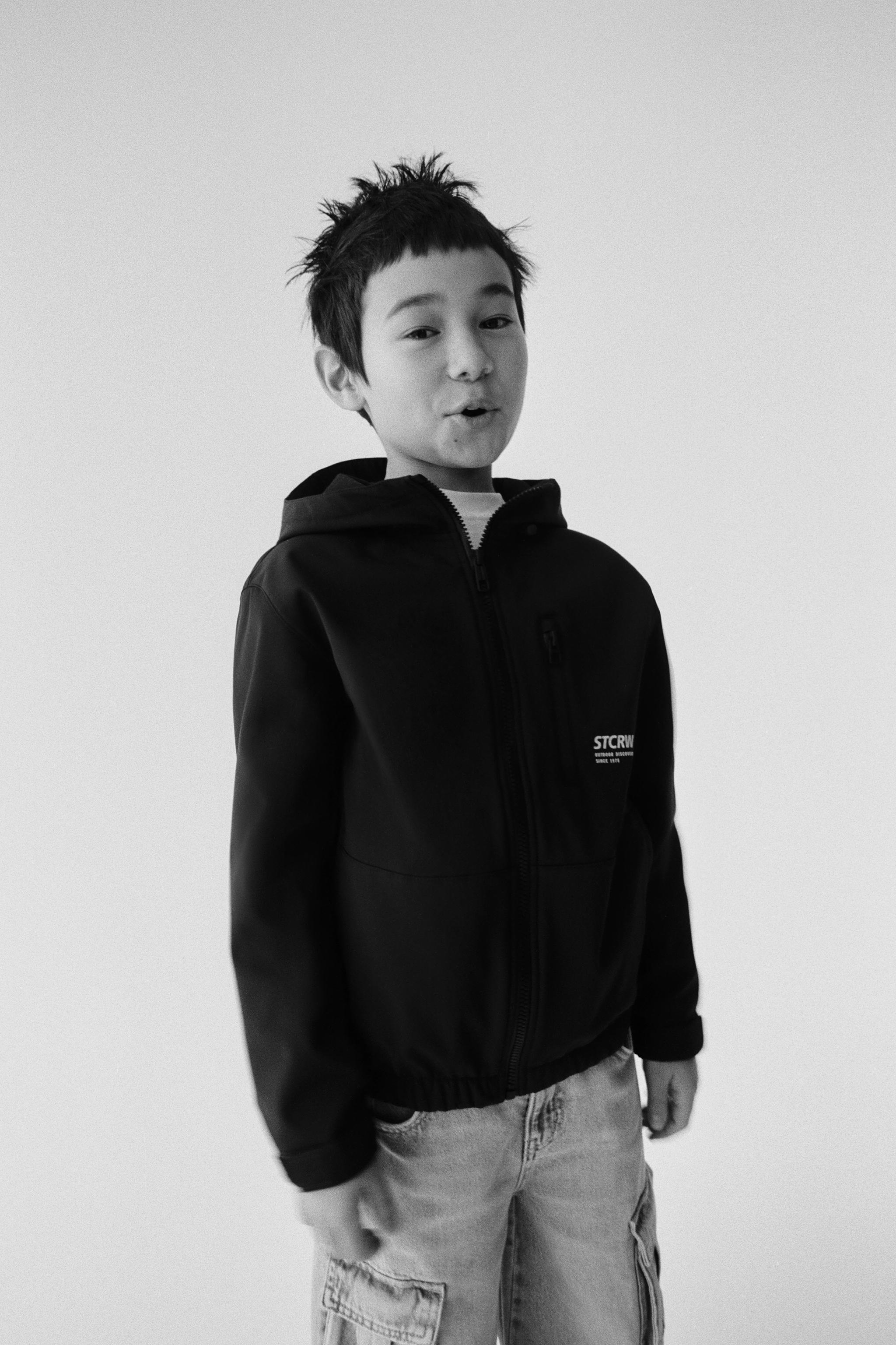 WATER REPELLENT HOODED LINED TECHNICAL JACKET