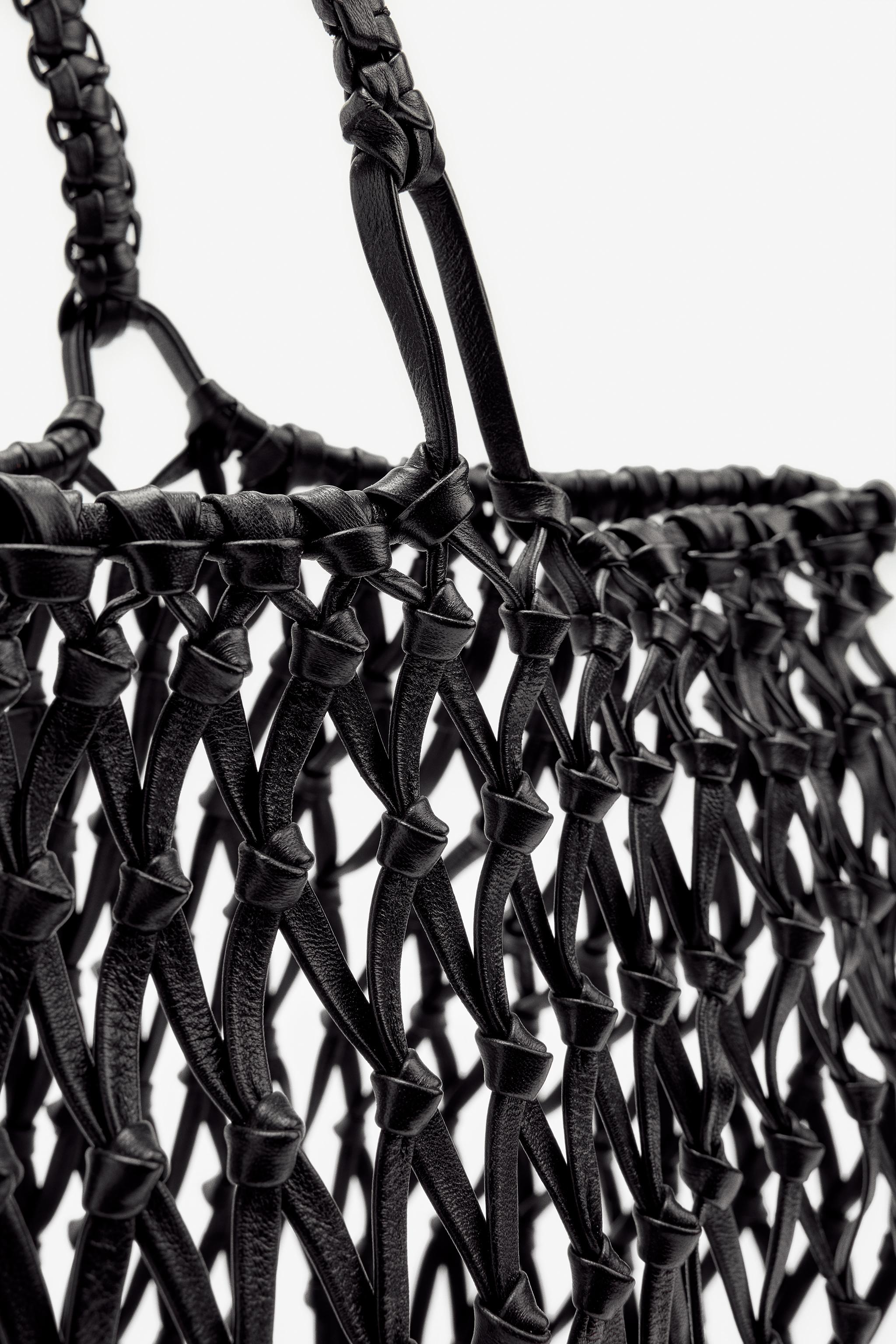 LIMITED EDITION BRAIDED LEATHER MAXI SHOPPER