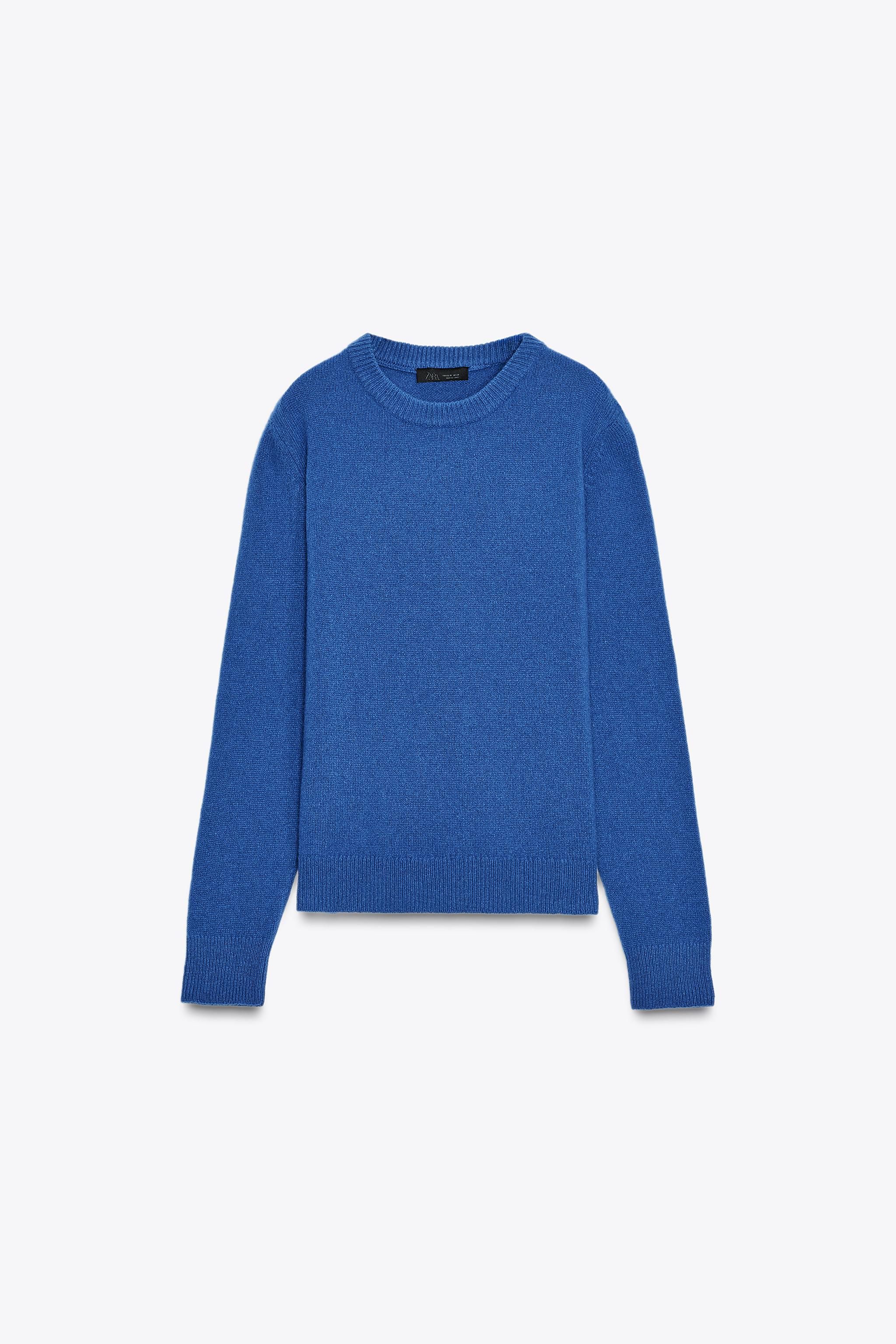 BASIC CASHMERE AND WOOL SWEATER