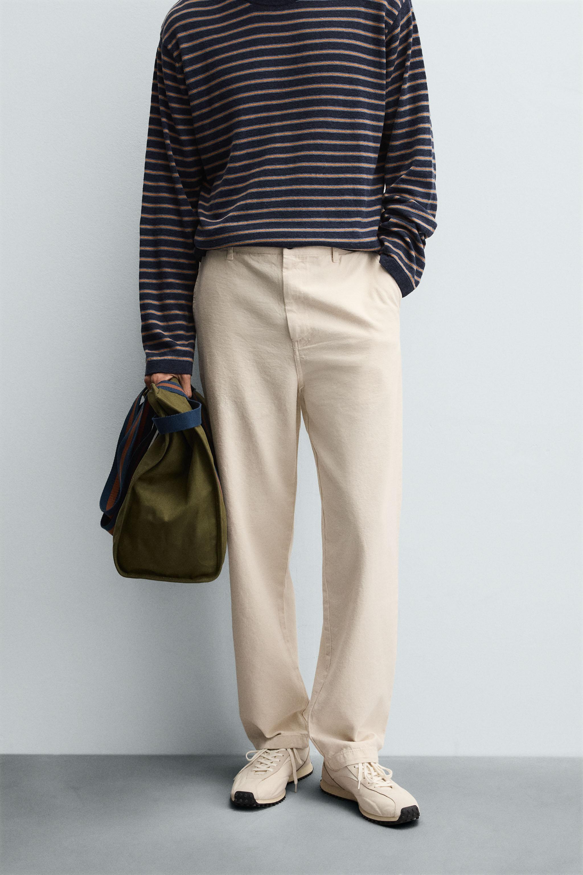 STRAIGHT FIT CHINO PANTS