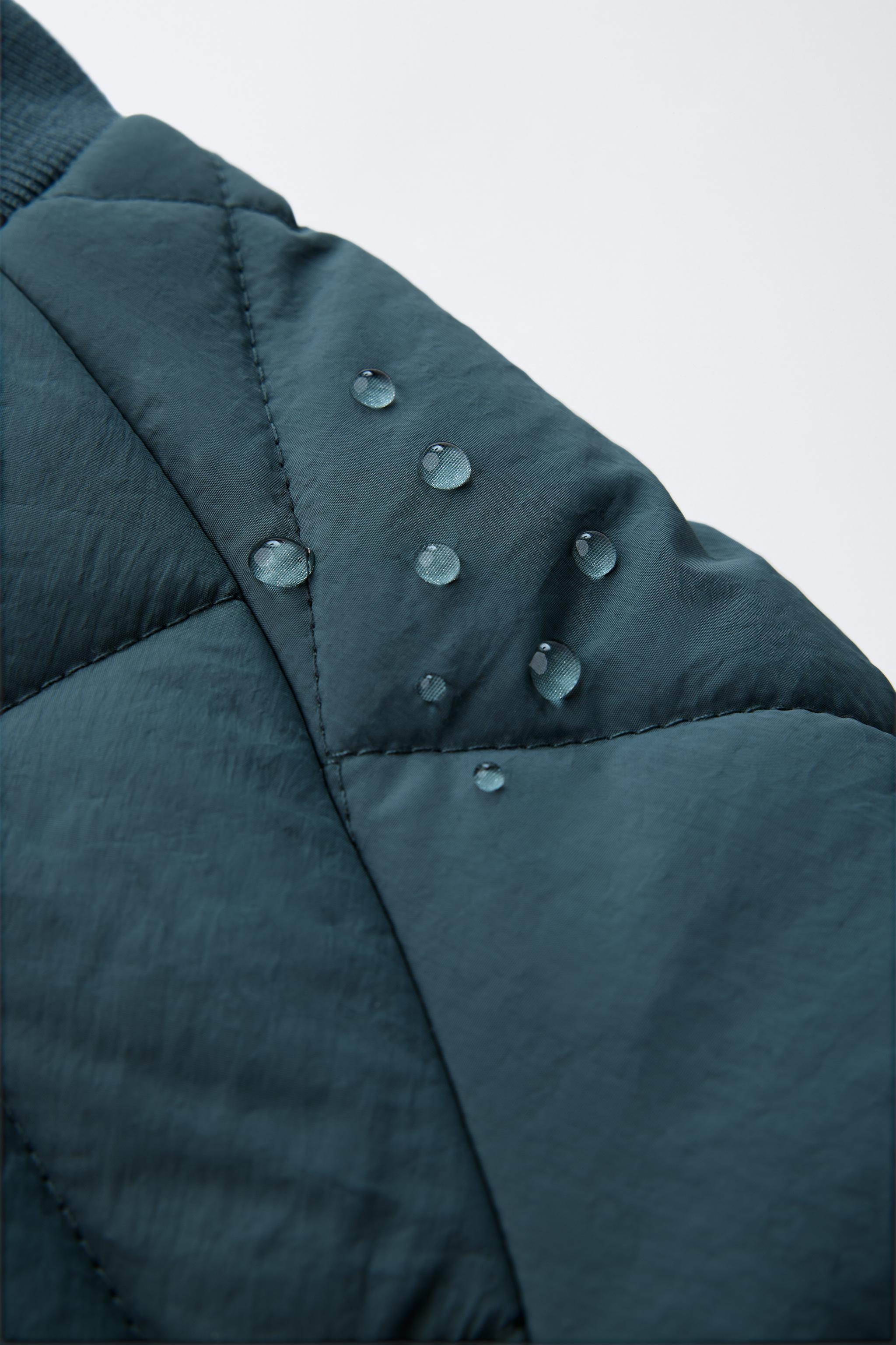 WATER REPELLENT PADDED BOMBER JACKET