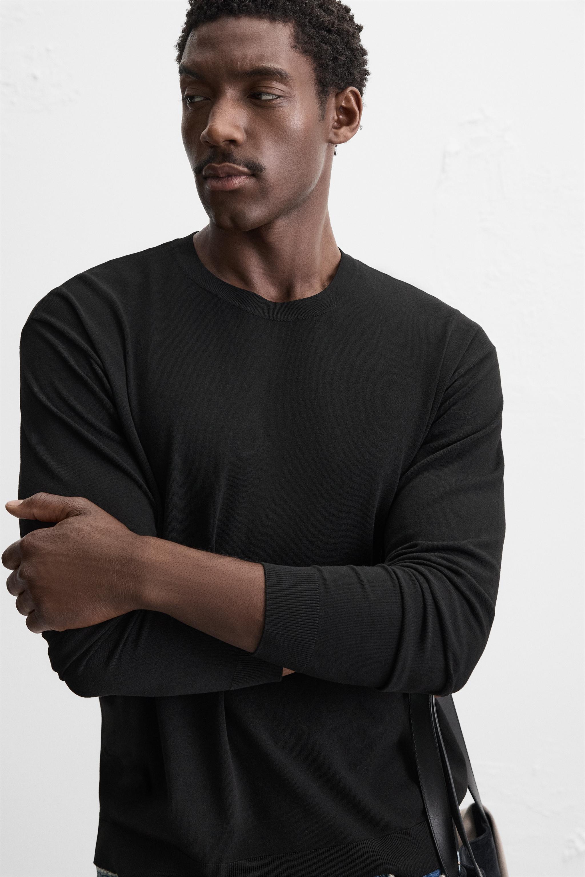 REGULAR FIT TEXTURED KNIT SWEATER