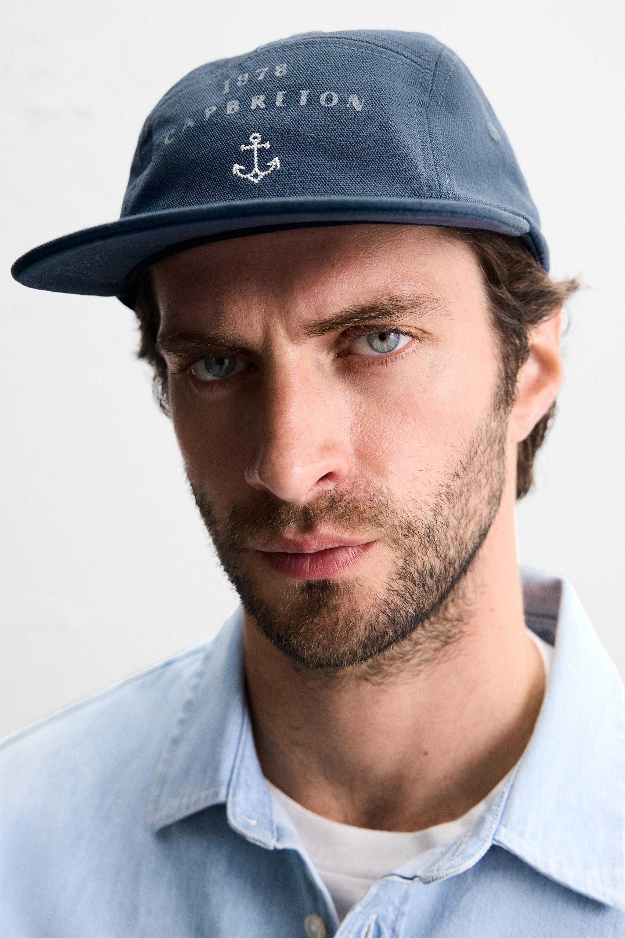 WASHED COMBINATION PRINT CAP