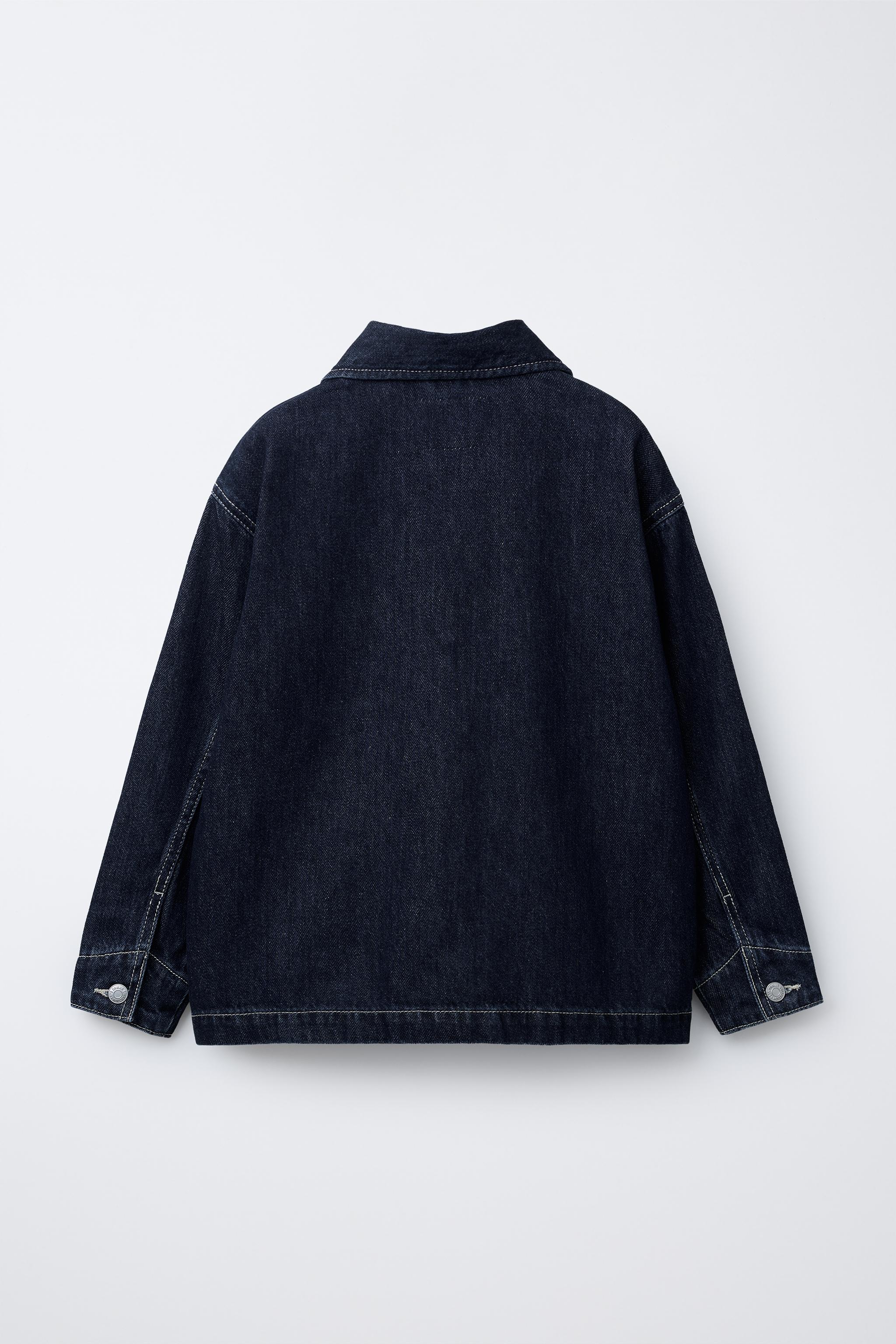 DENIM JACKET WITH LABEL