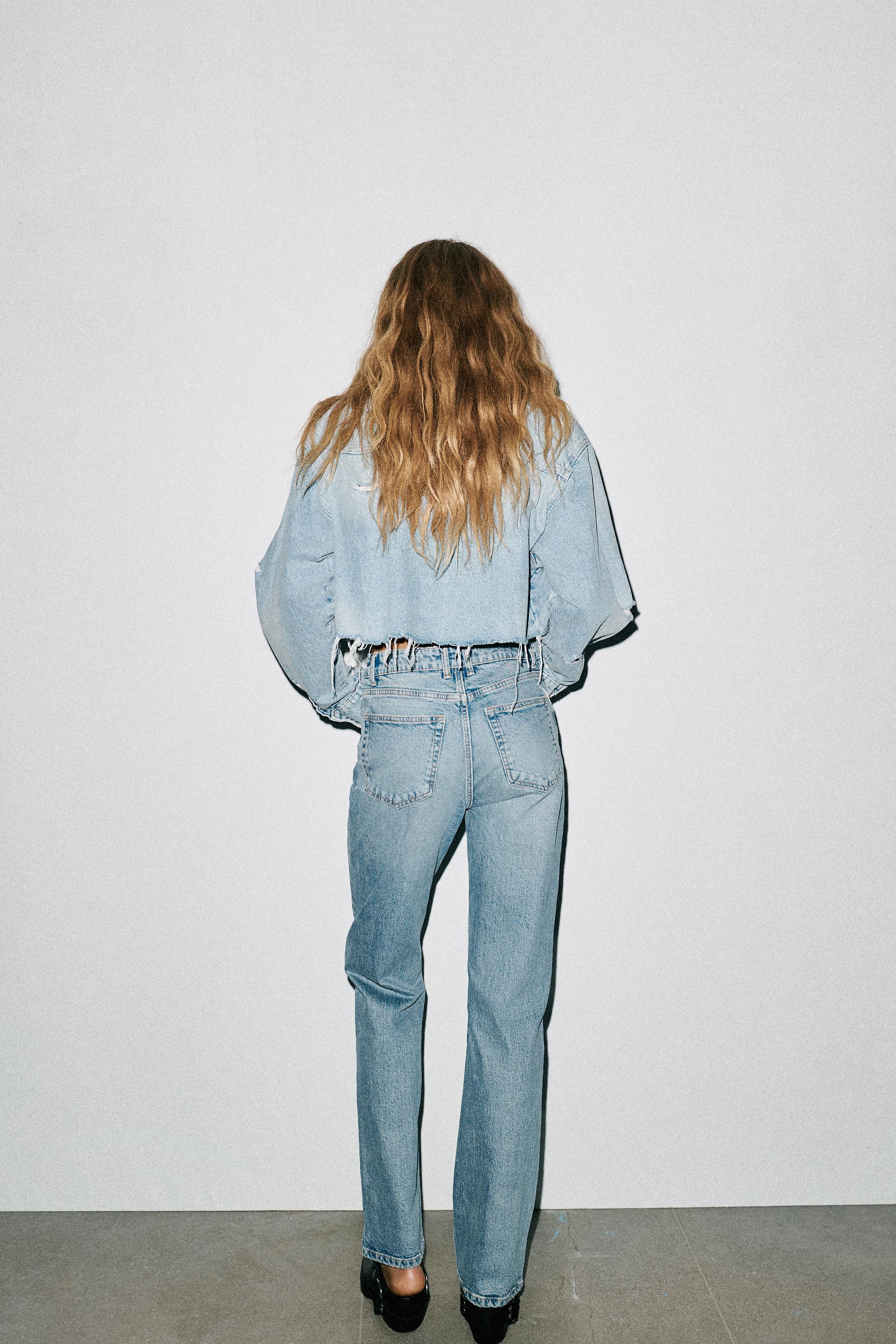 TRF HI-RISE STRAIGHT LEG JEANS