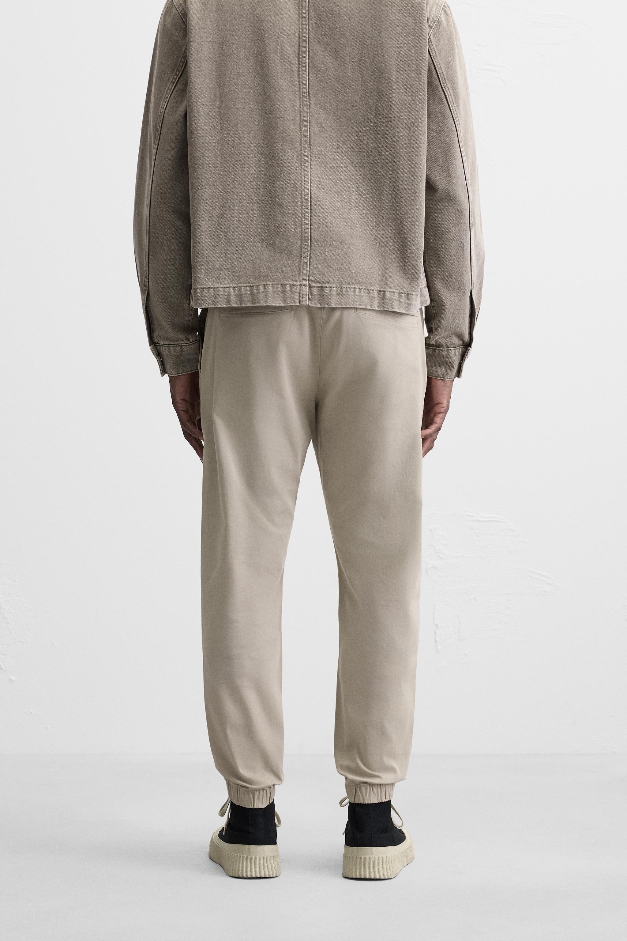 WASHED JOGGER WAIST PANTS