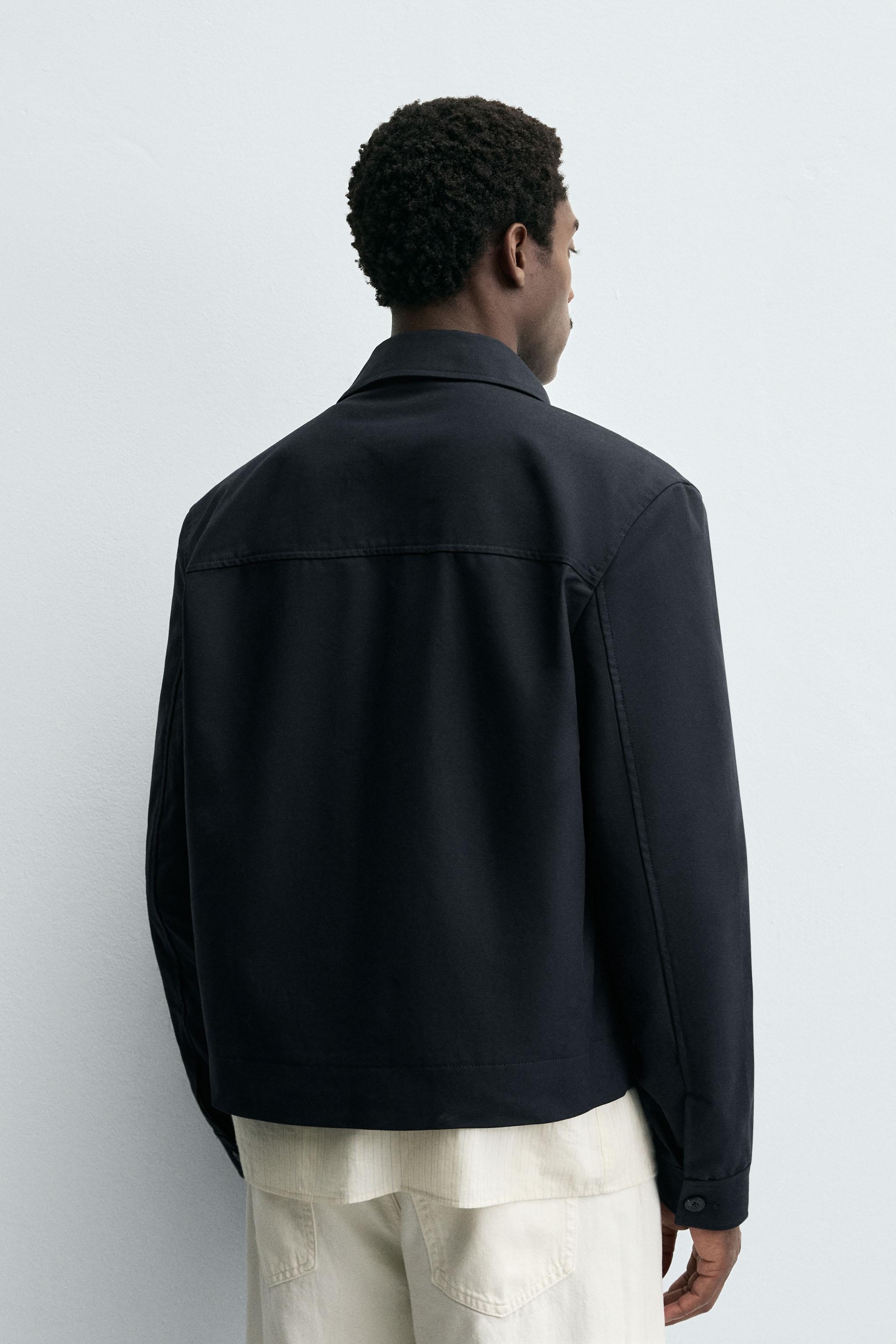 COTTON CROPPED FIT JACKET