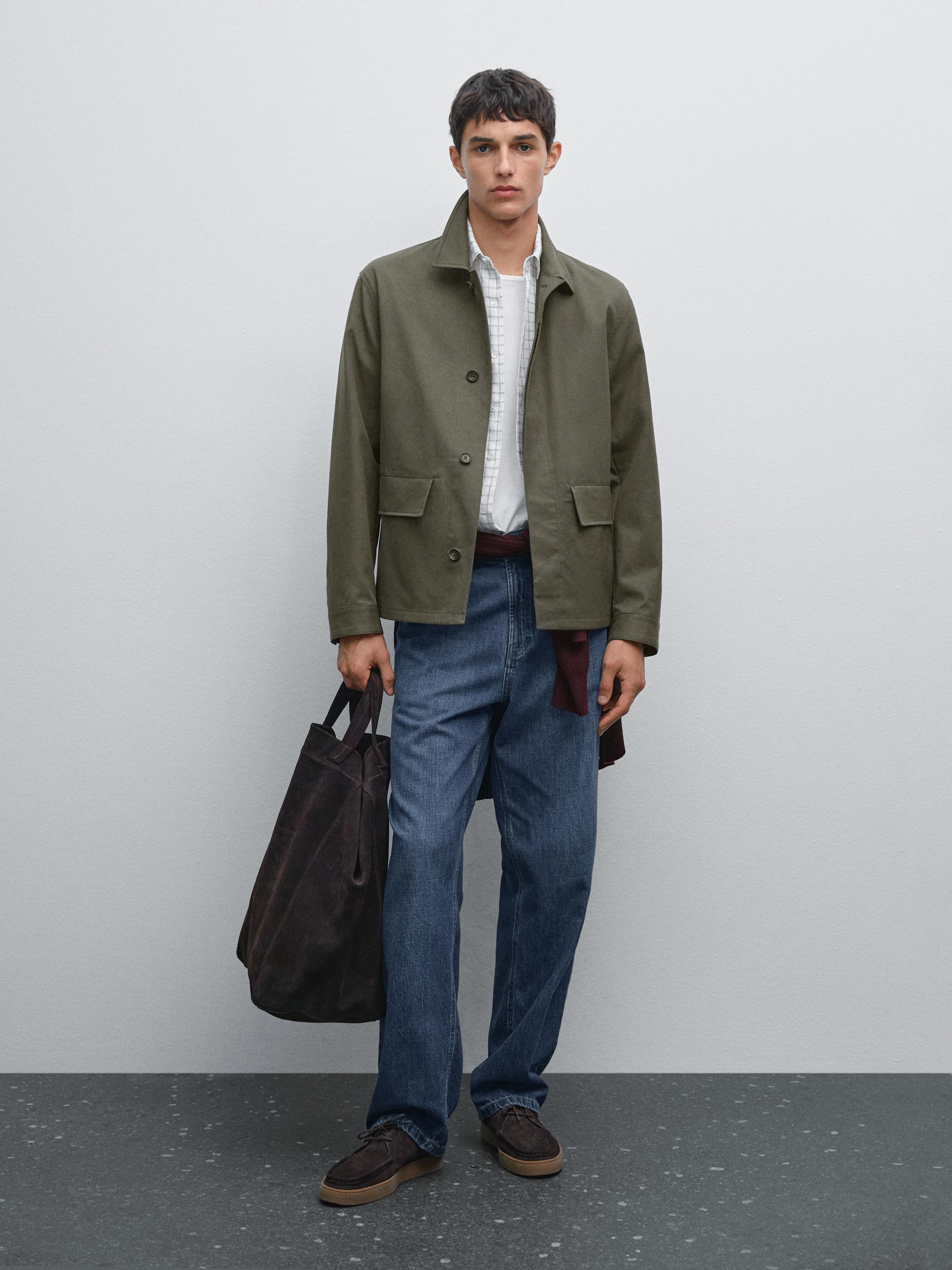 100% cotton maltinto finish jacket