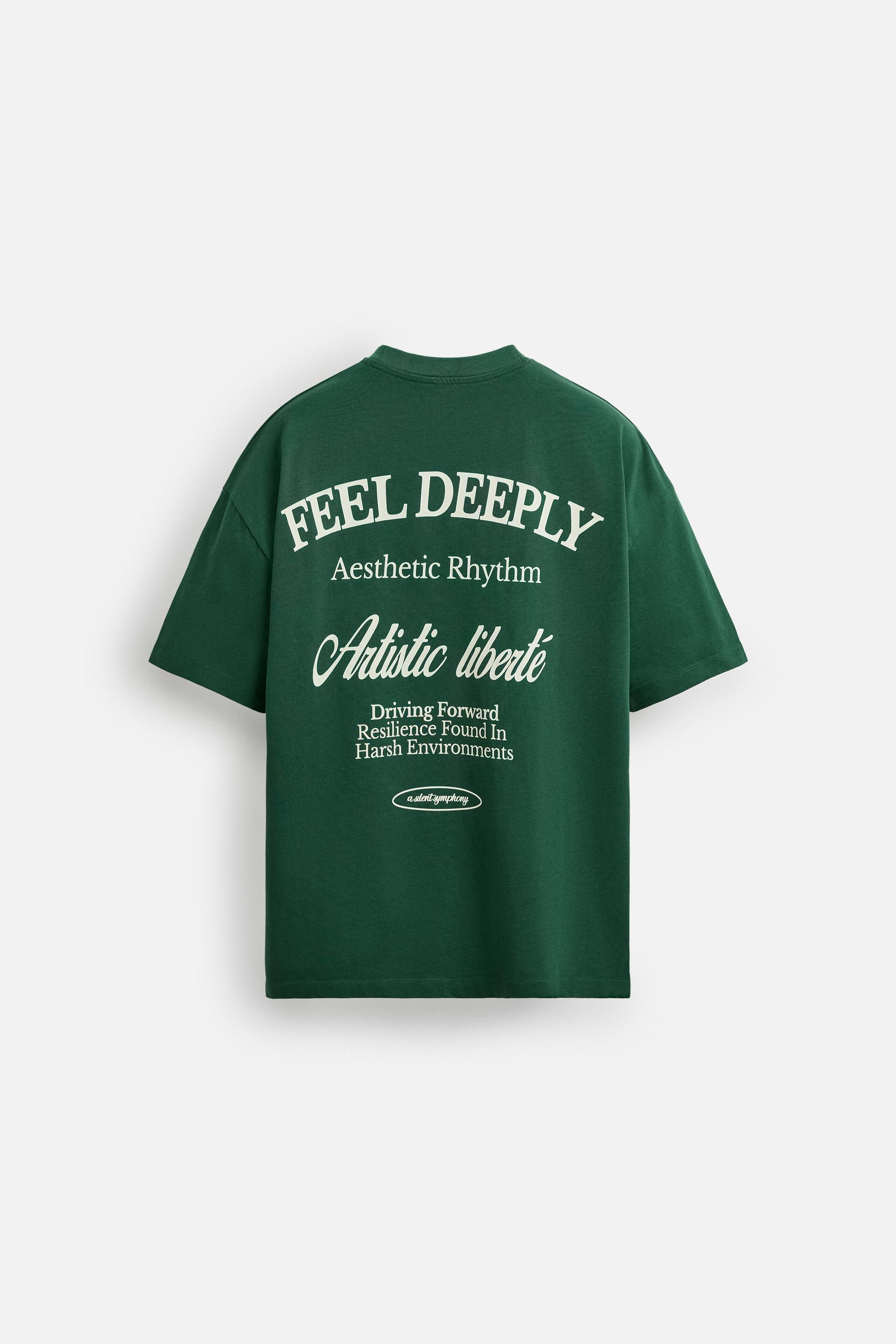 PRINTED TEXT T-SHIRT