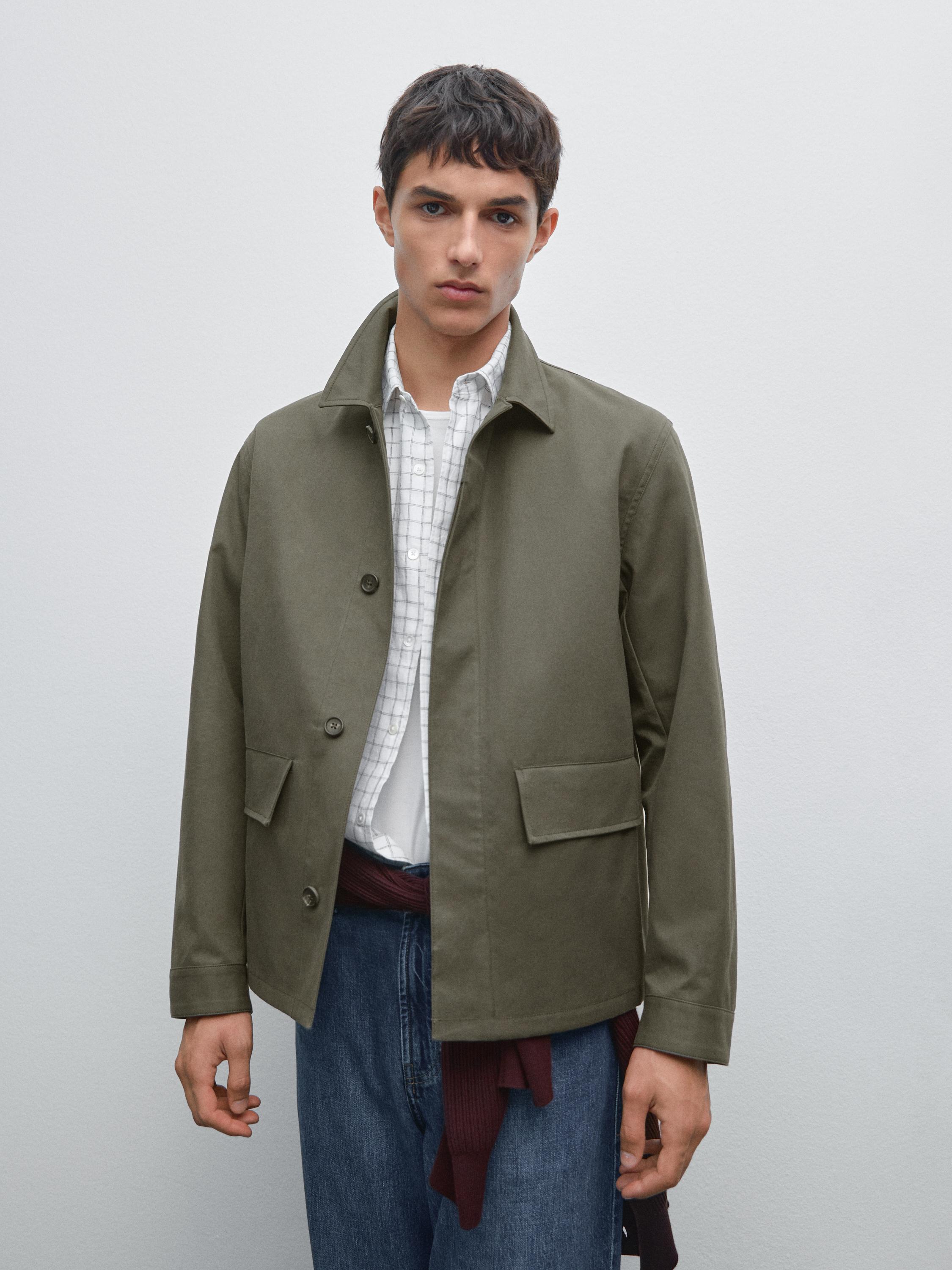 100% cotton maltinto finish jacket
