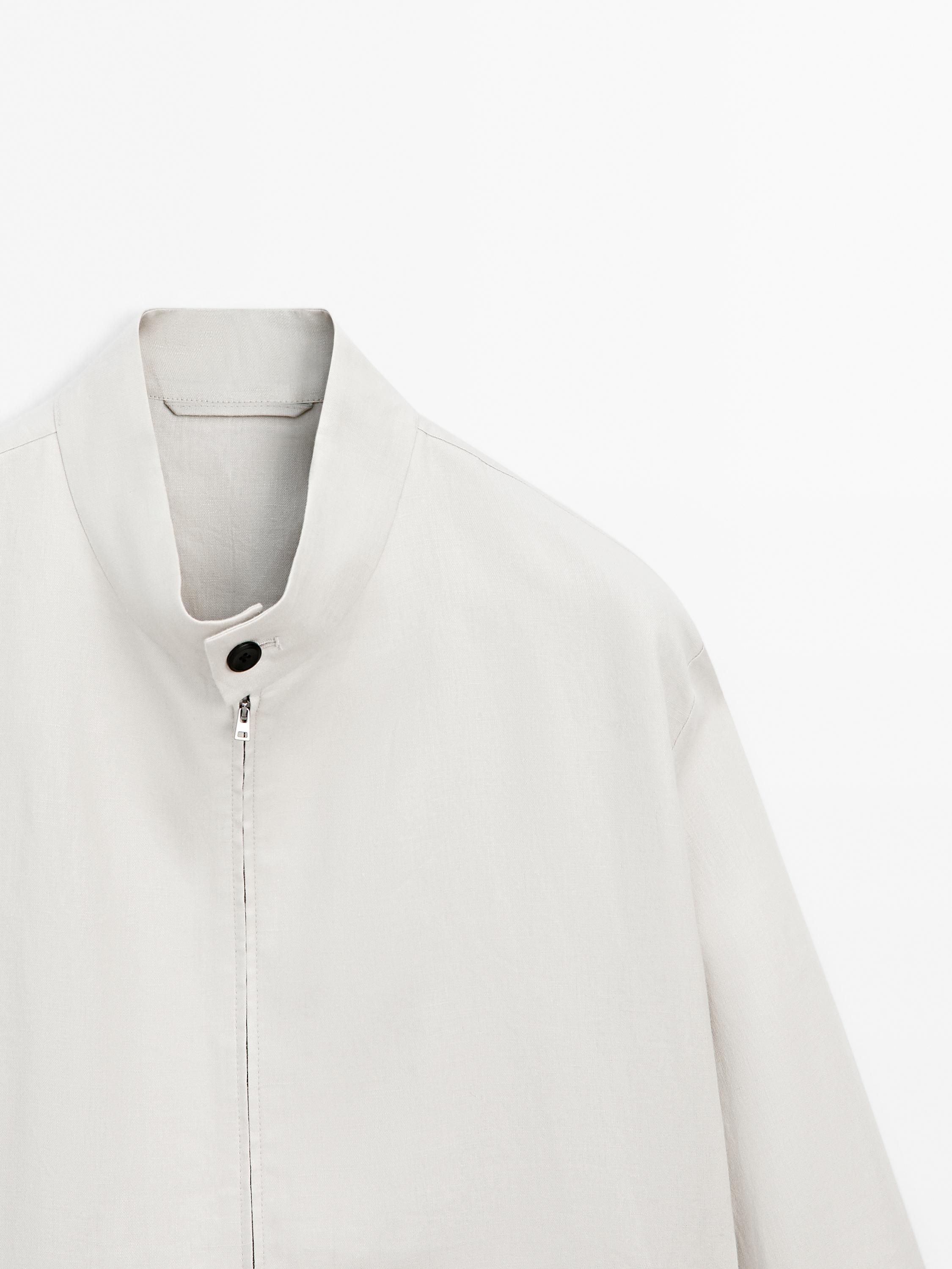 100% linen lightweight jacket
