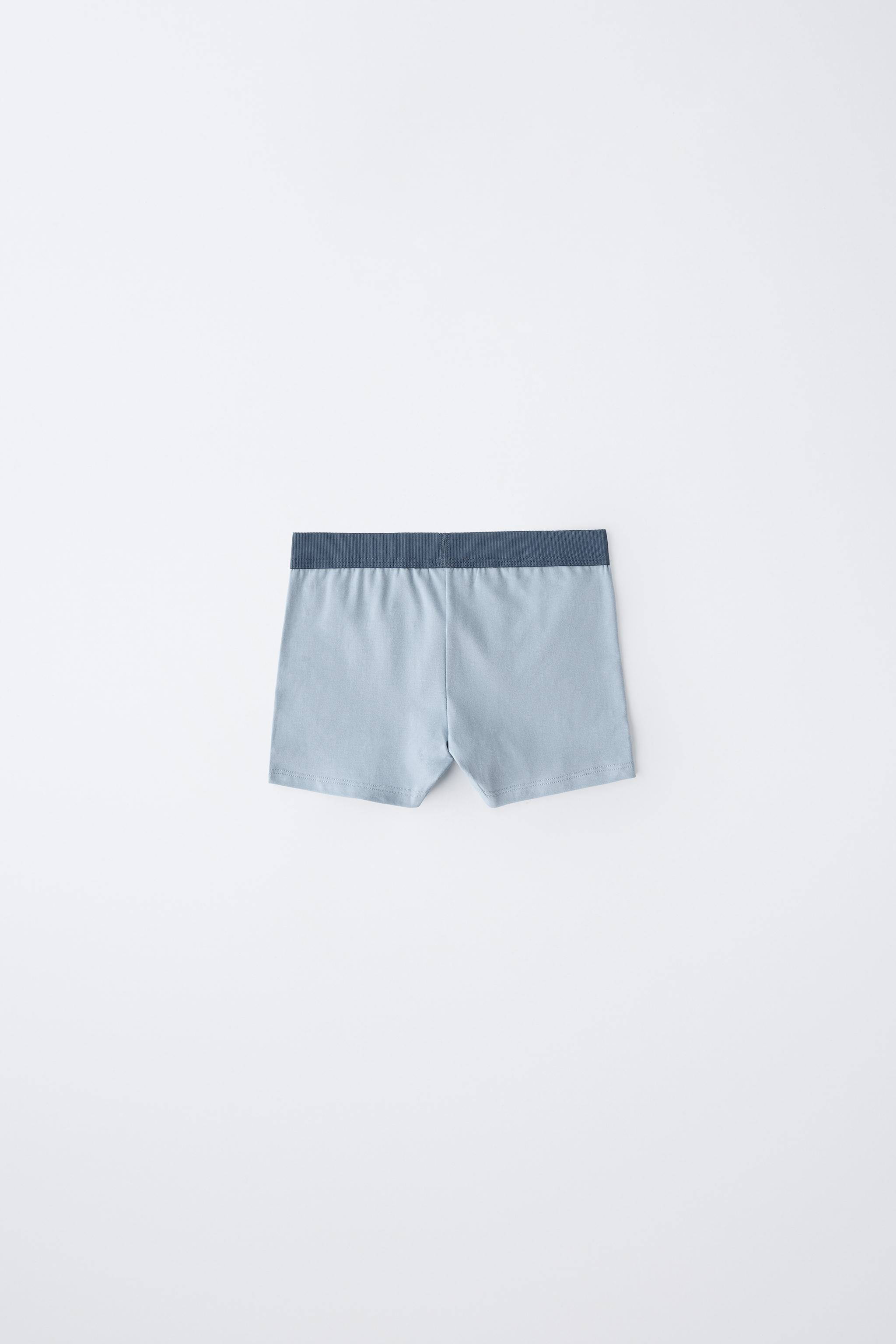 6-14 YEARS/ FIVE-PACK OF PLAIN BOXERS
