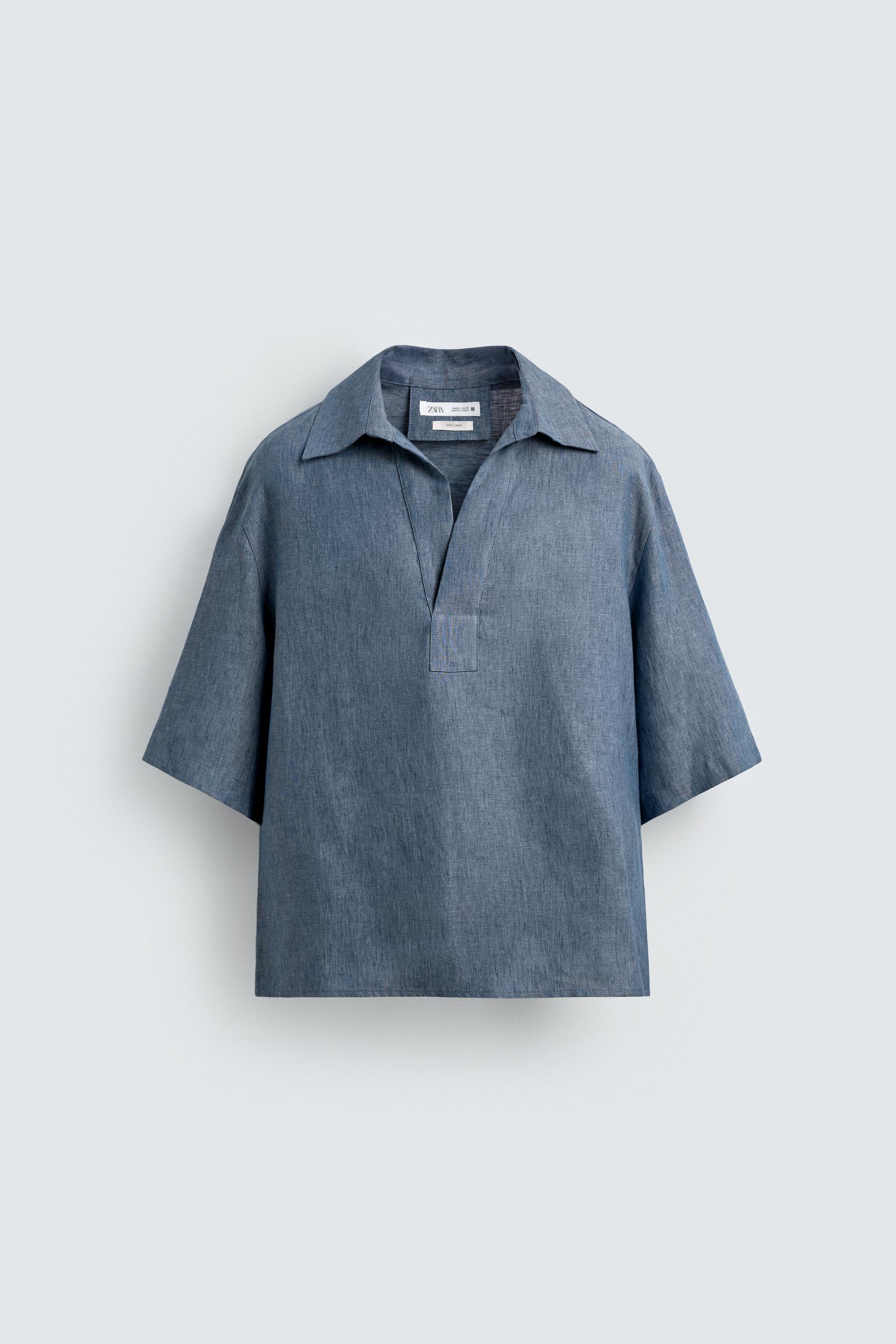 100% LINEN POLO SHIRT