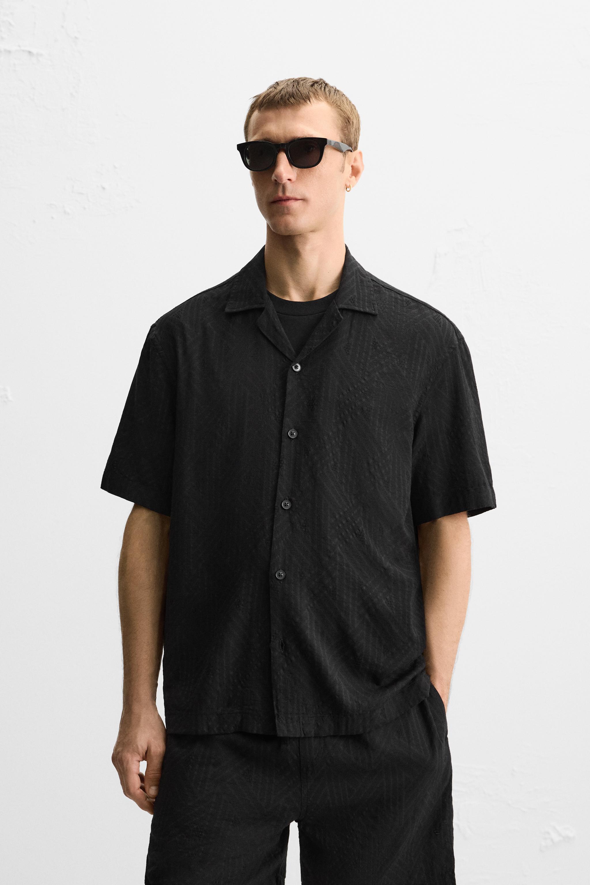 GEOMETRIC JACQUARD SHIRT