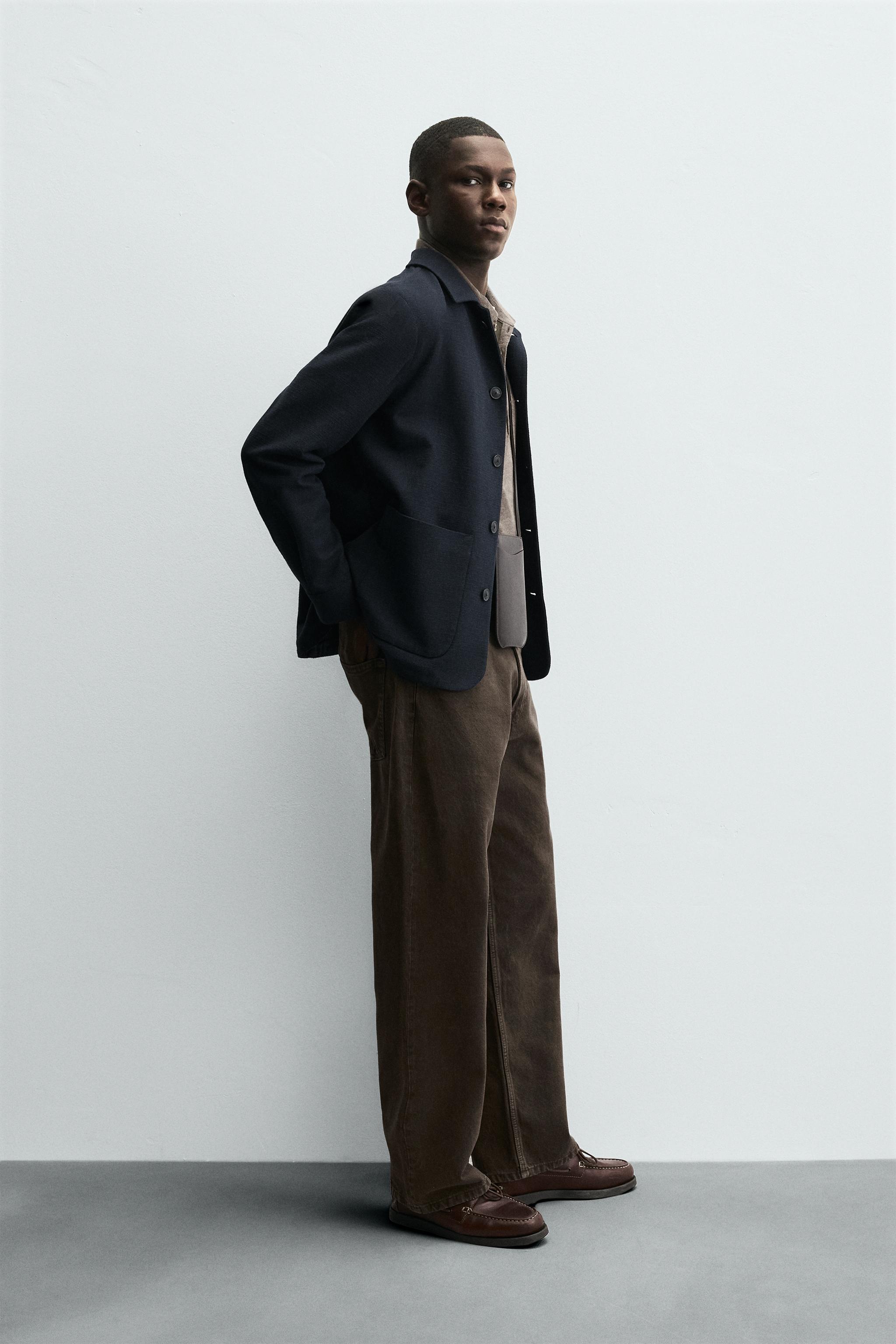 TEXTURED REGULAR FIT OVERSHIRT