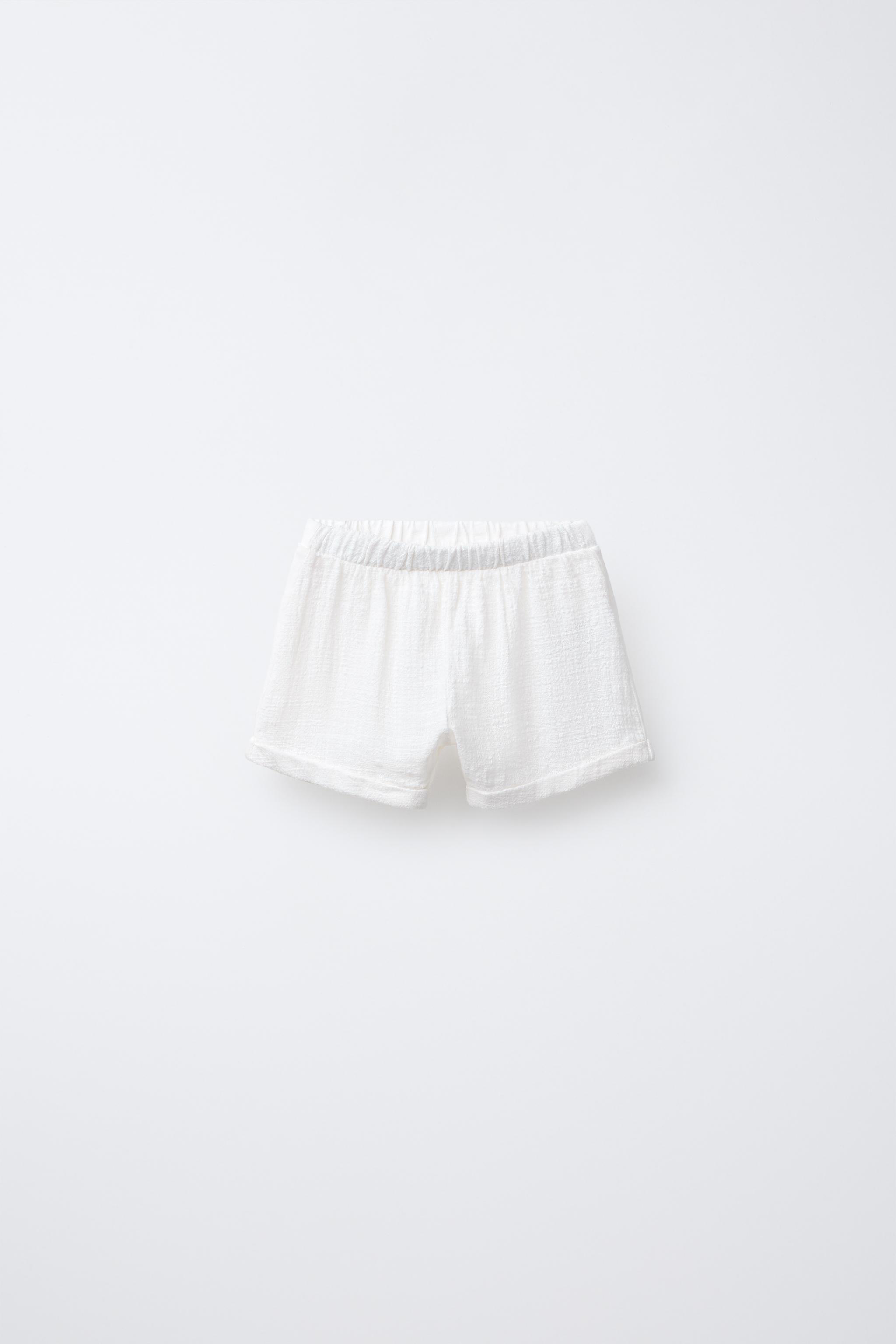 PLAIN COMBINATION BERMUDA SHORTS