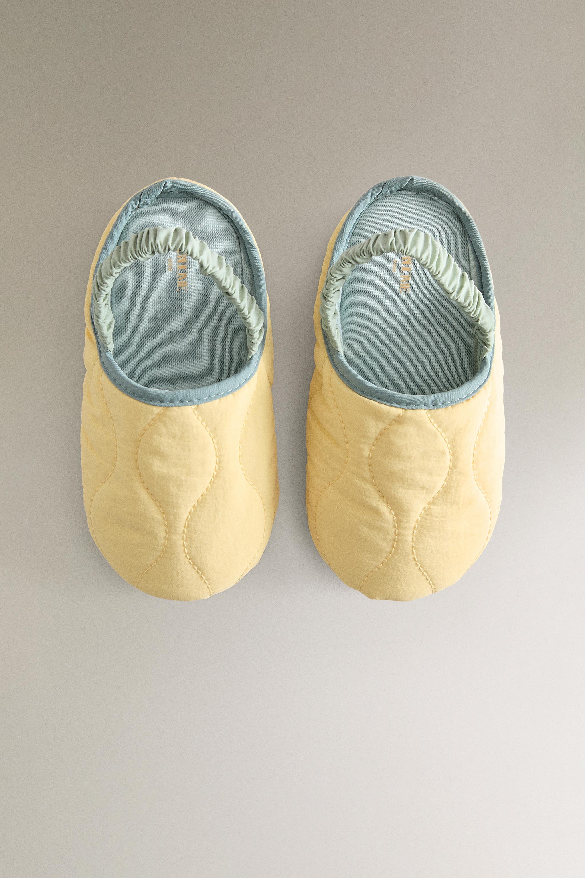 CHILDREN'S QUILTED MULE SLIPPERS