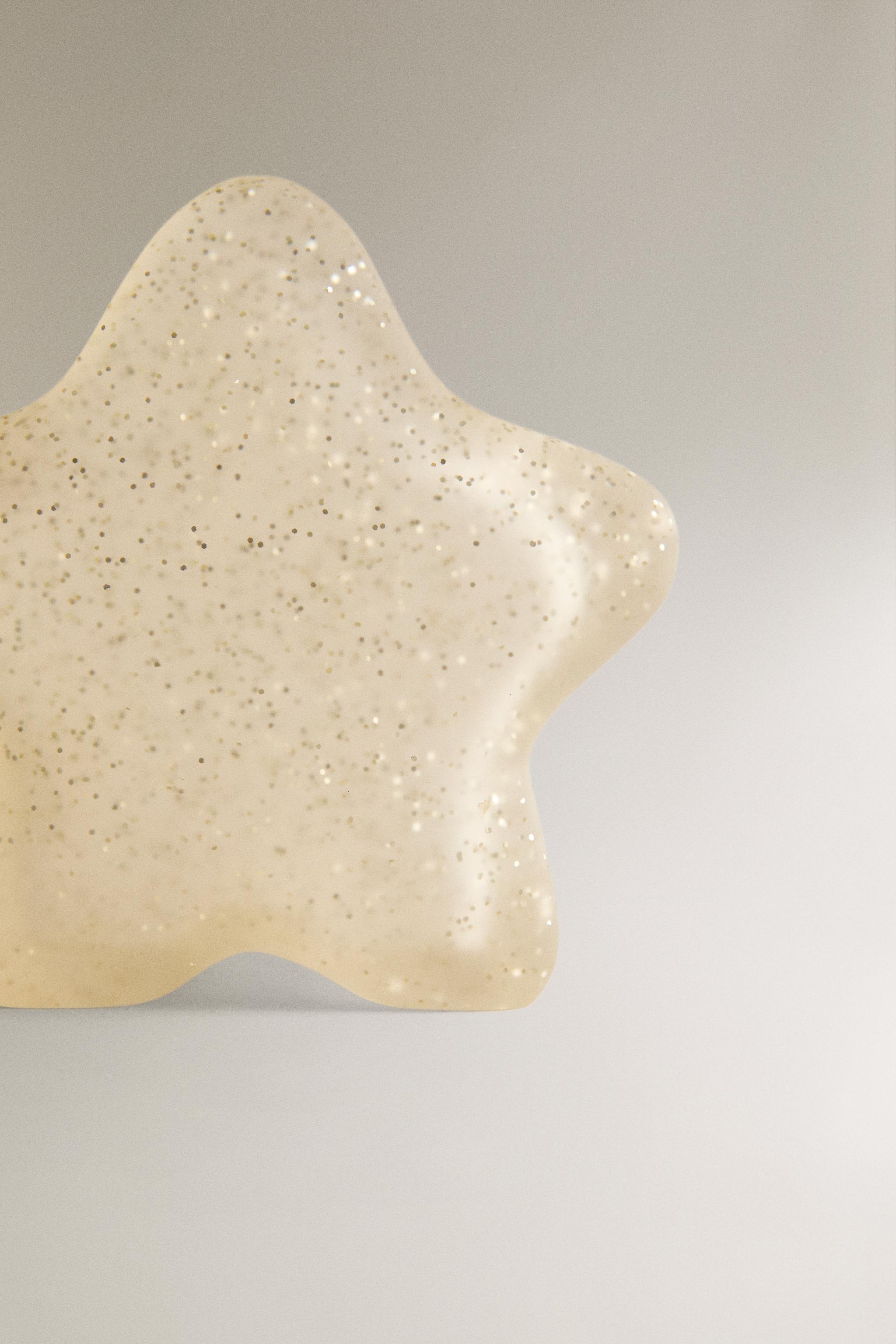 CHILDREN'S TOOTHBRUSH HOLDER GLITTER STAR
