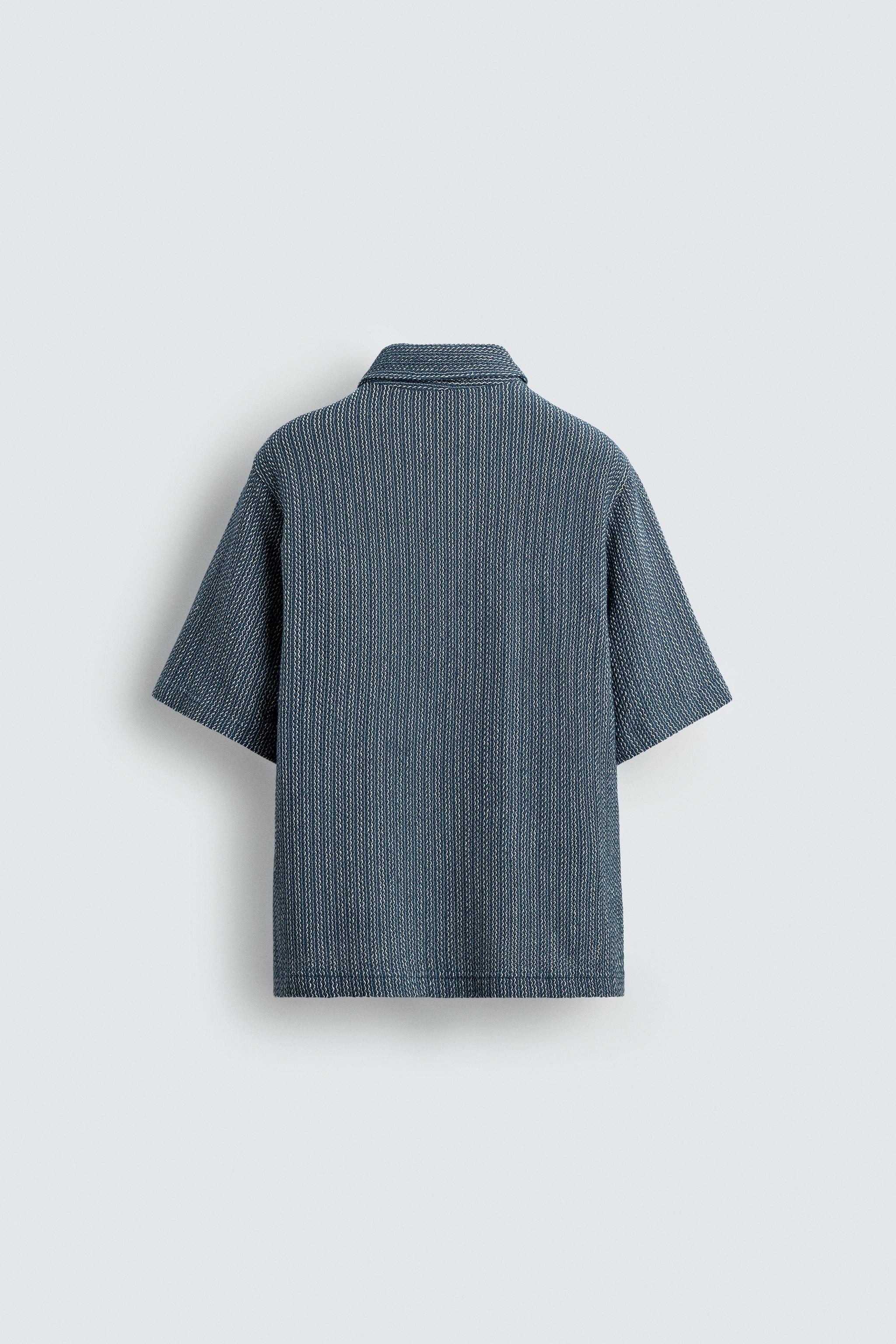 TEXTURED POLO SHIRT