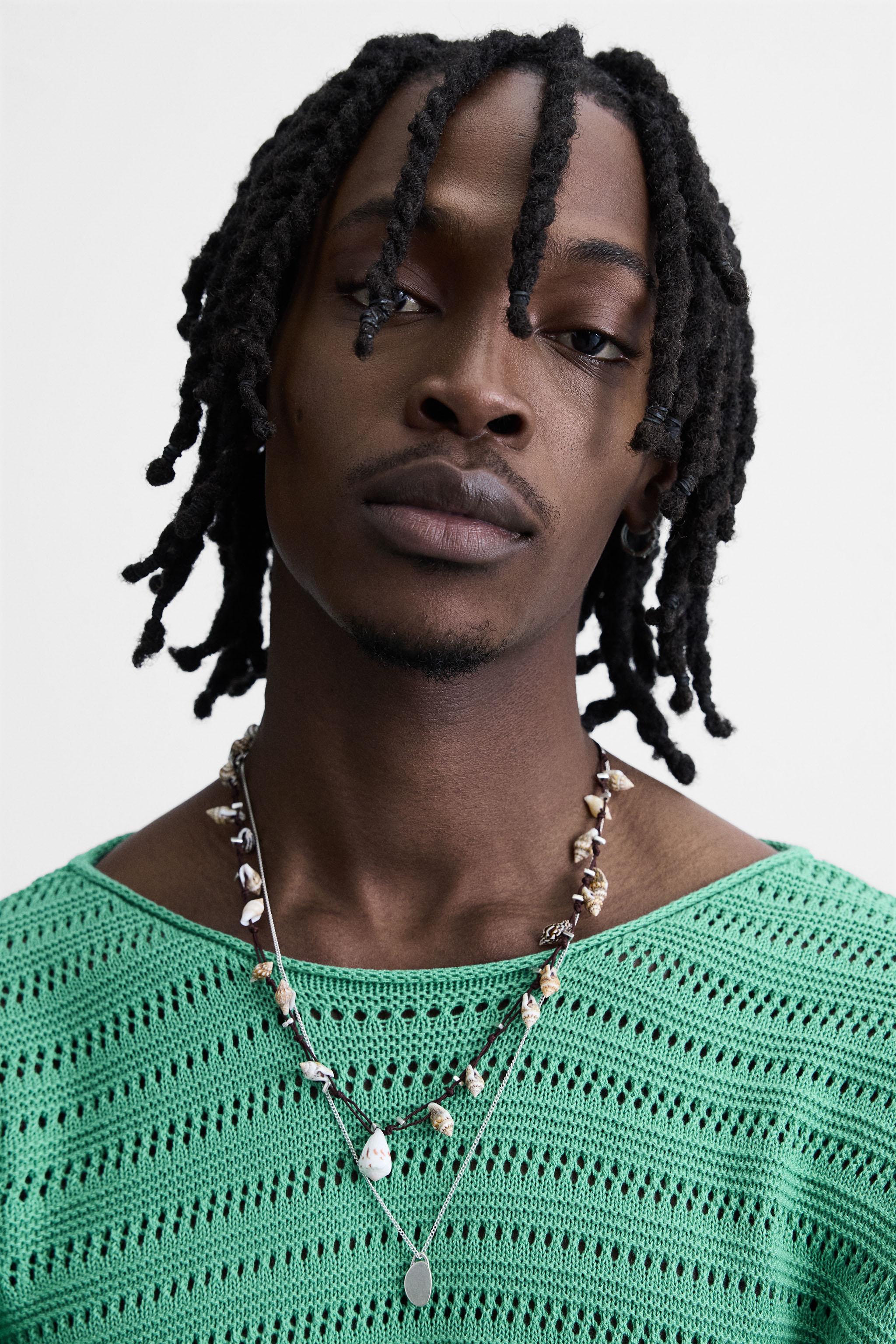 OPEN KNIT TEXTURED SWEATER