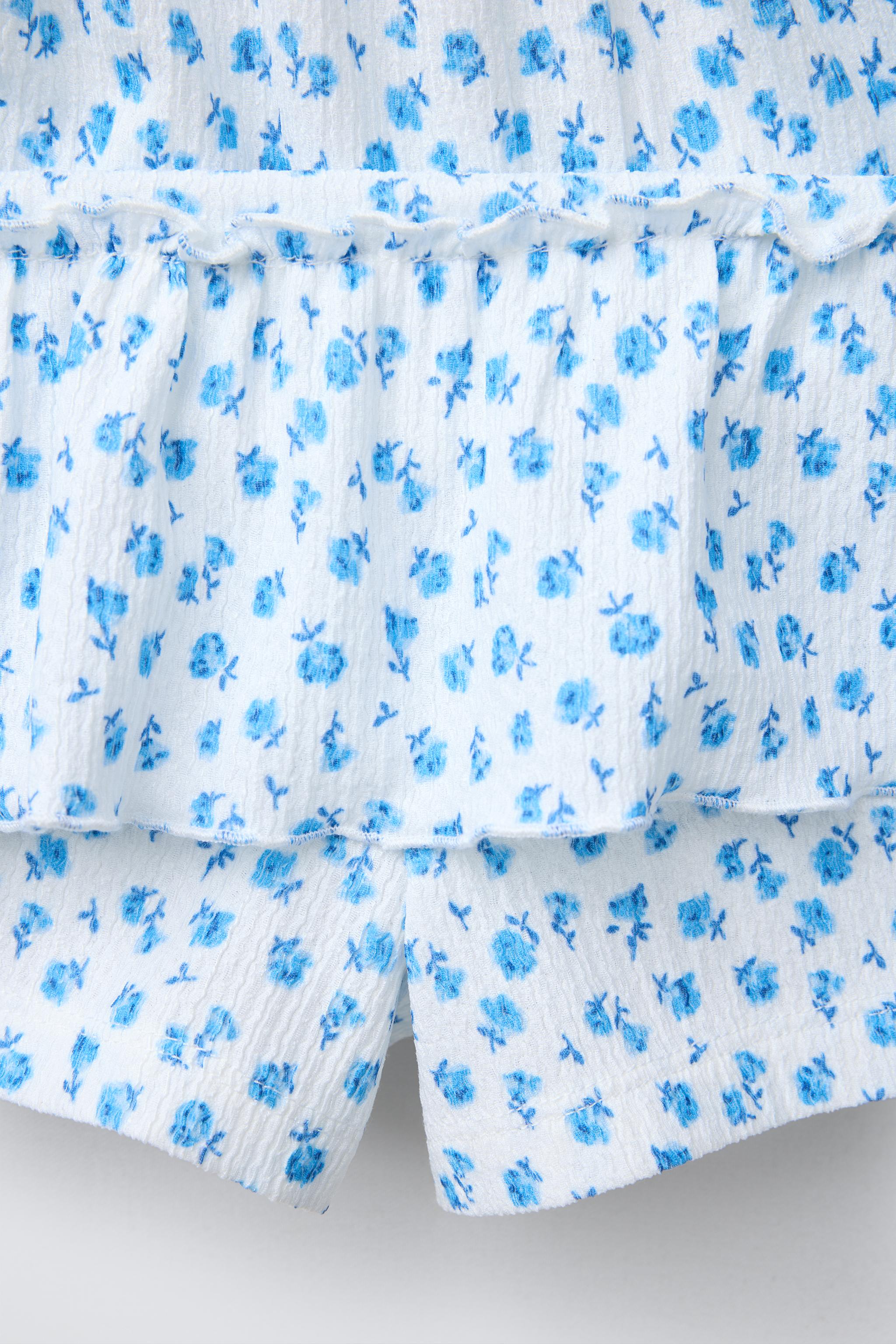 TEXTURED PRINT SKORT