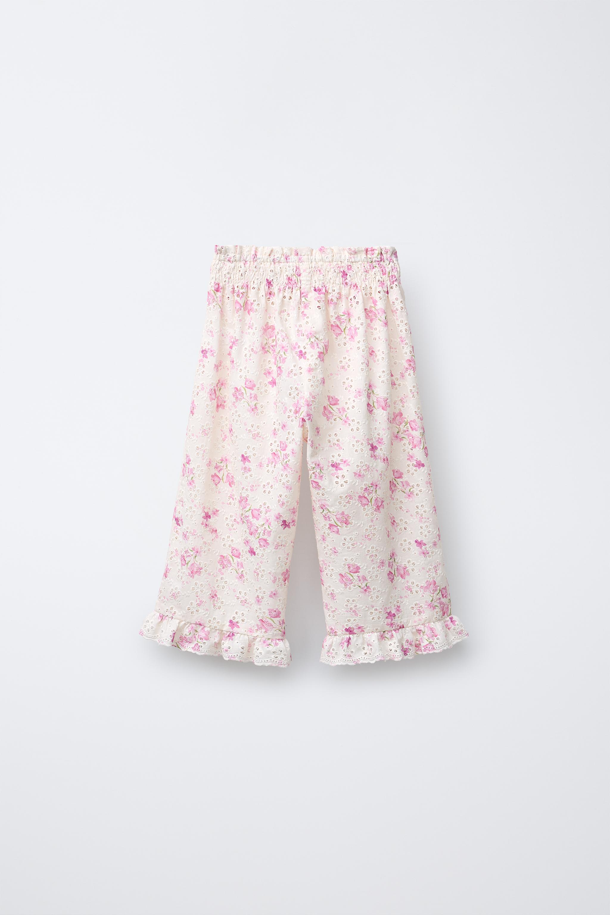 FLORAL PRINT SHIFFLY PANTS