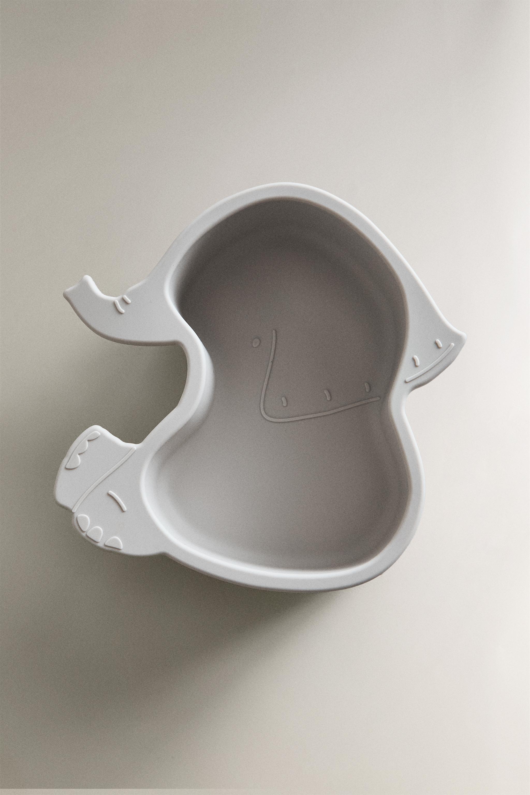 CHILDREN'S SILICONE ELEPHANT BOWL