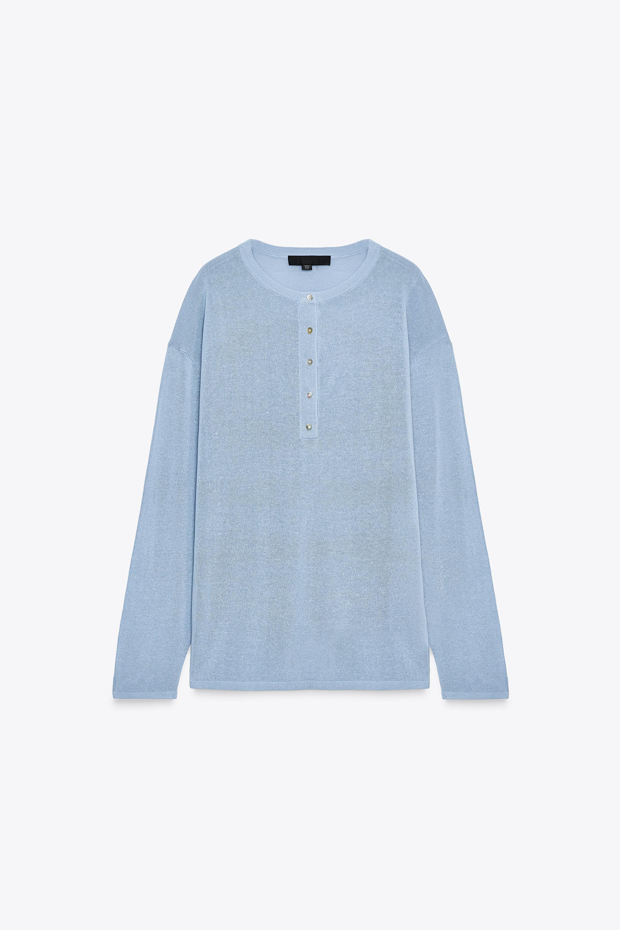 OVERSIZED BASIC KNIT SWEATER