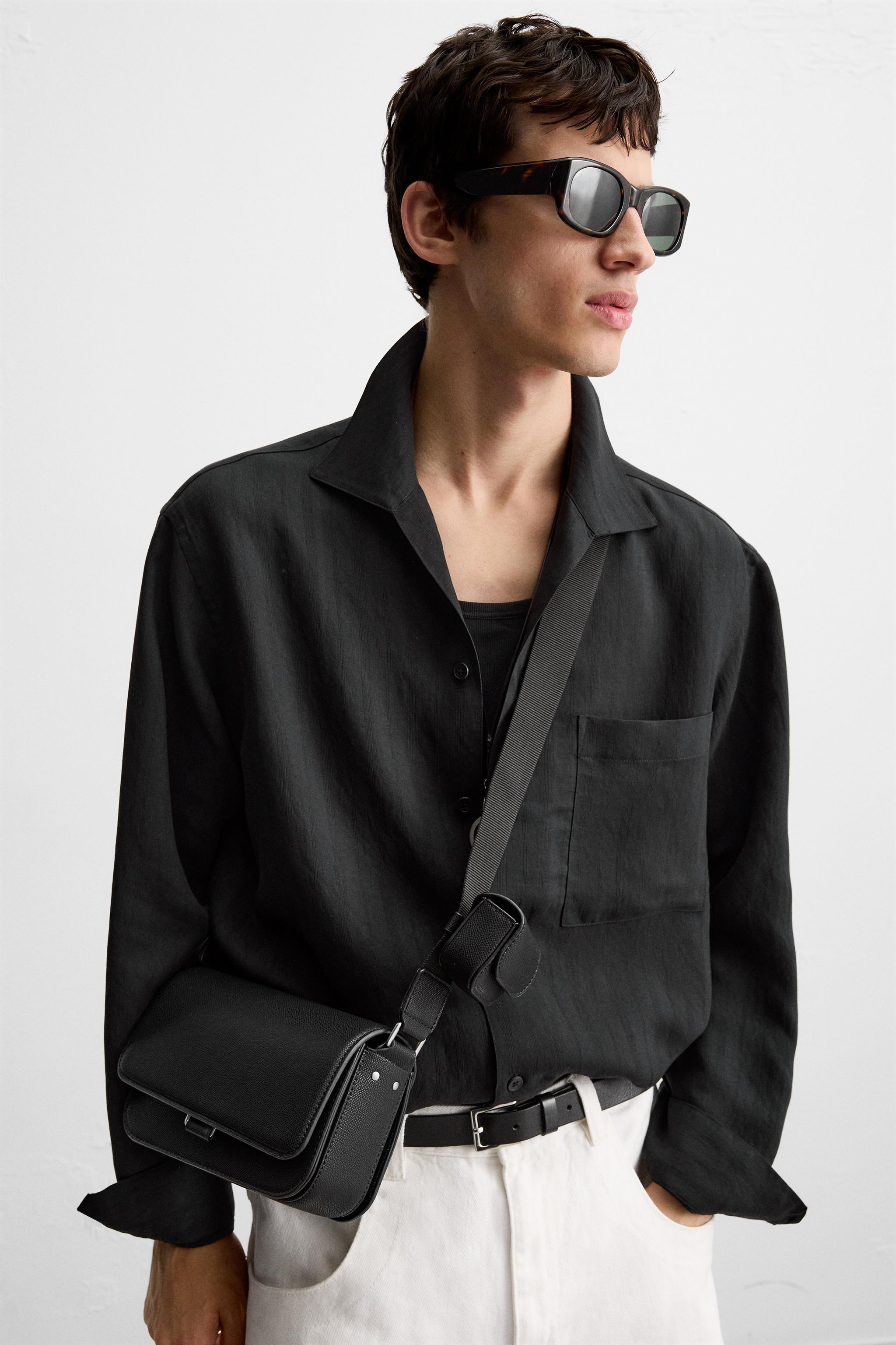 TEXTURED CROSSBODY BAG