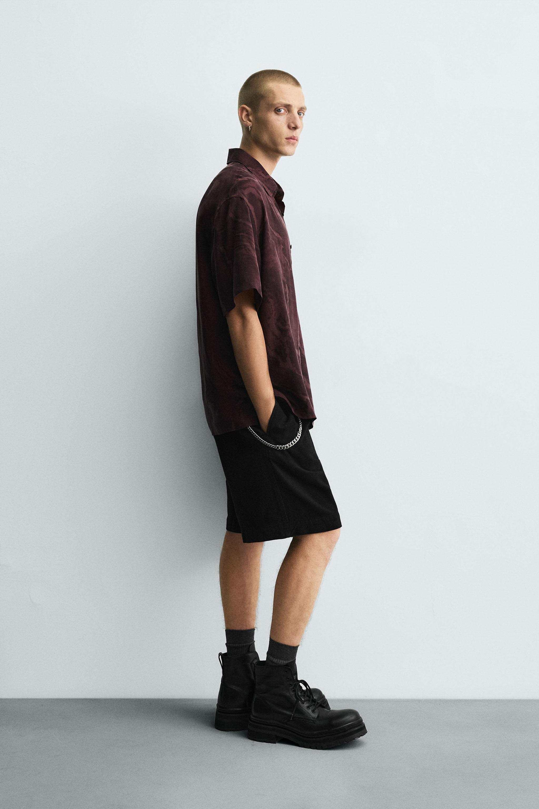 FLOWY TIE-DYE PRINT SHIRT