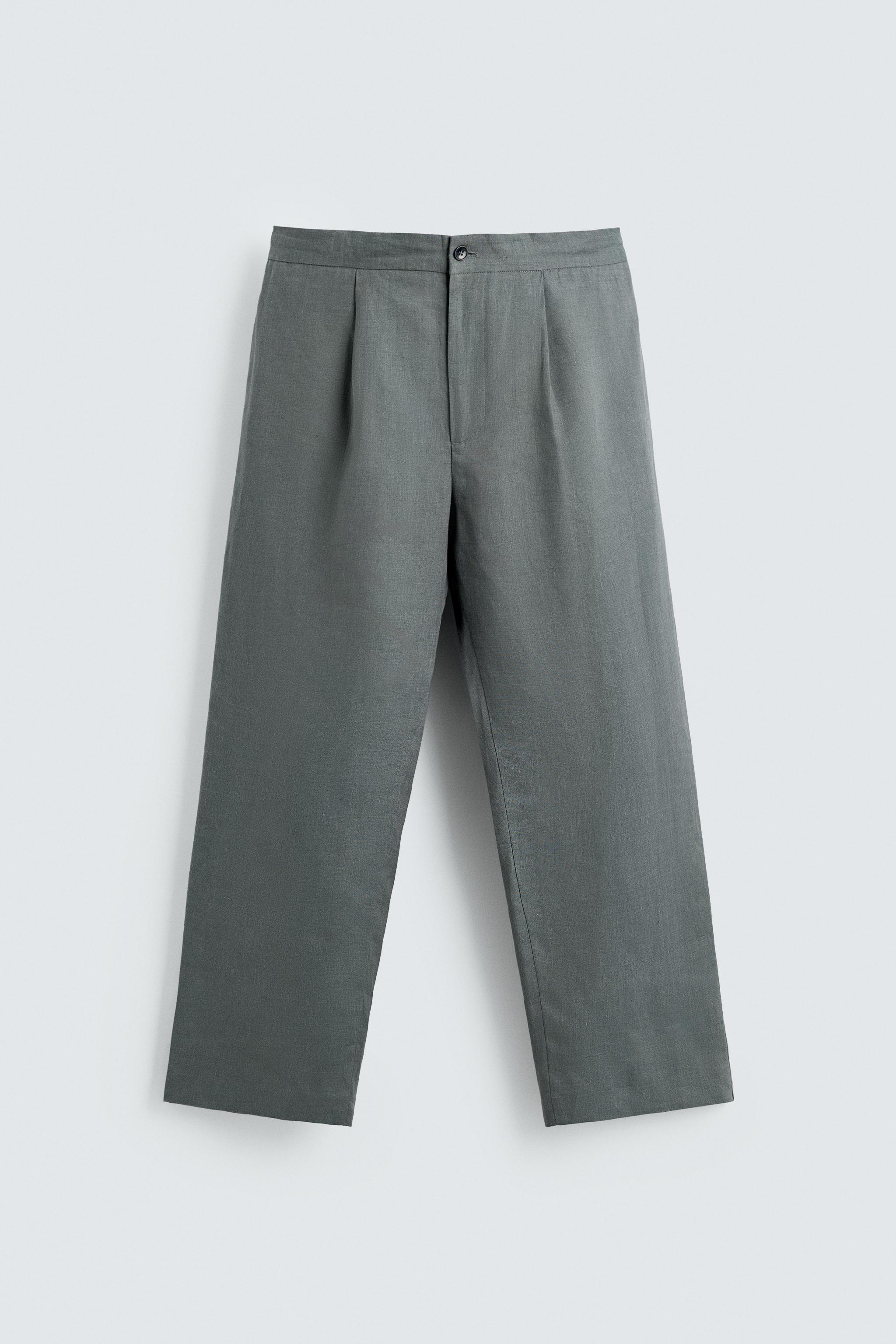 100% LINEN SUIT PANTS