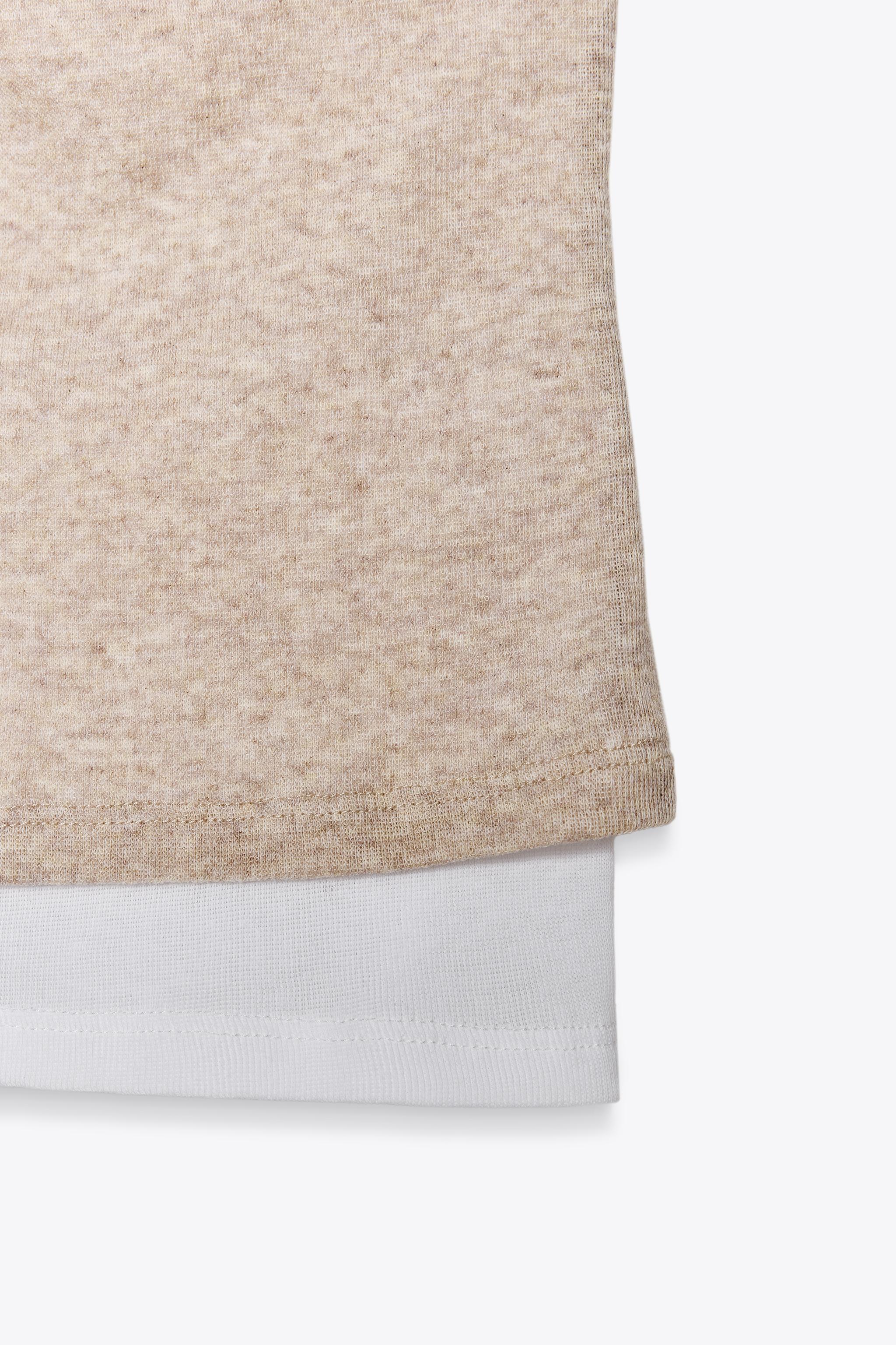 ASYMMETRIC DOUBLE T-SHIRT