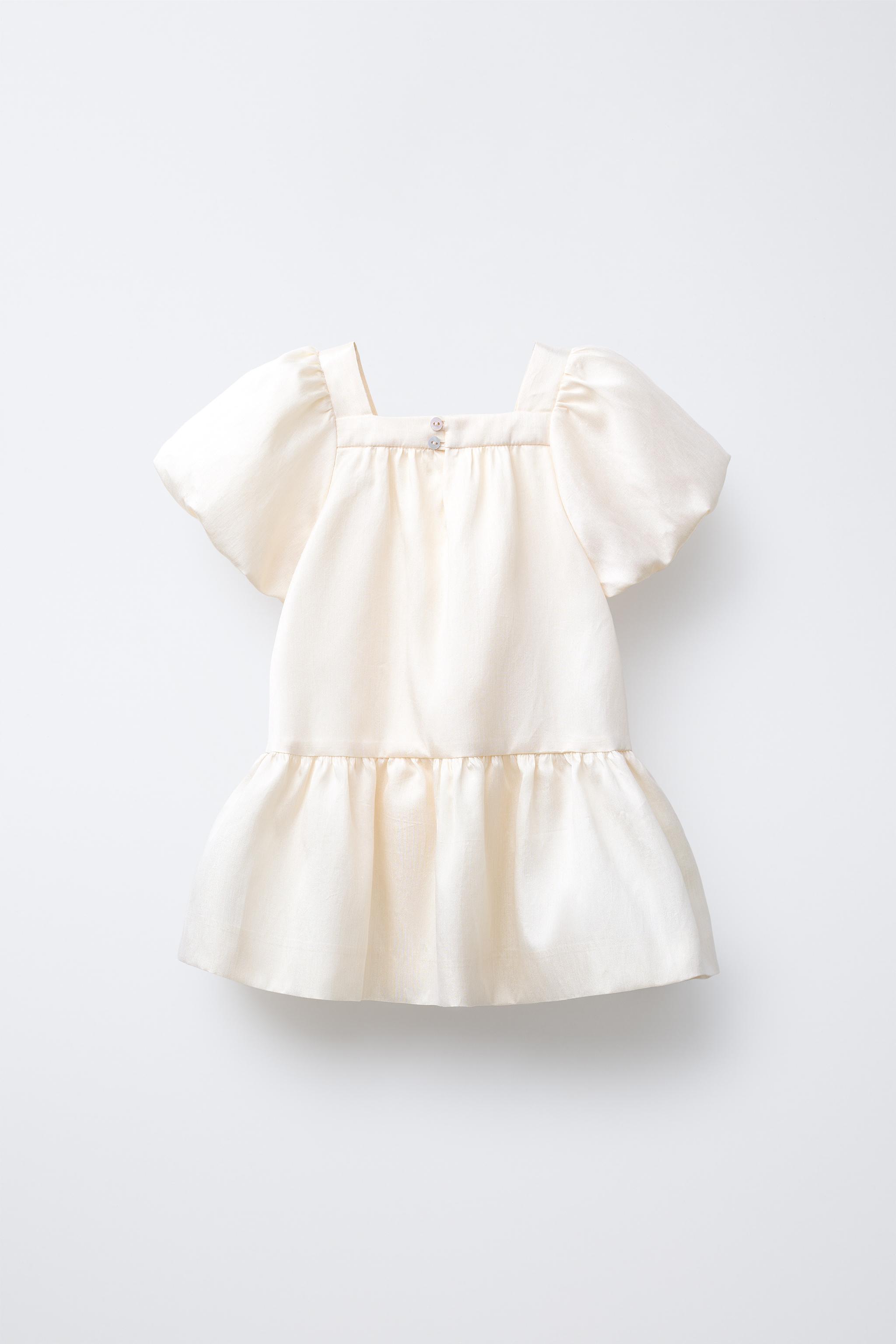 SATIN DRESS WITH BOWS