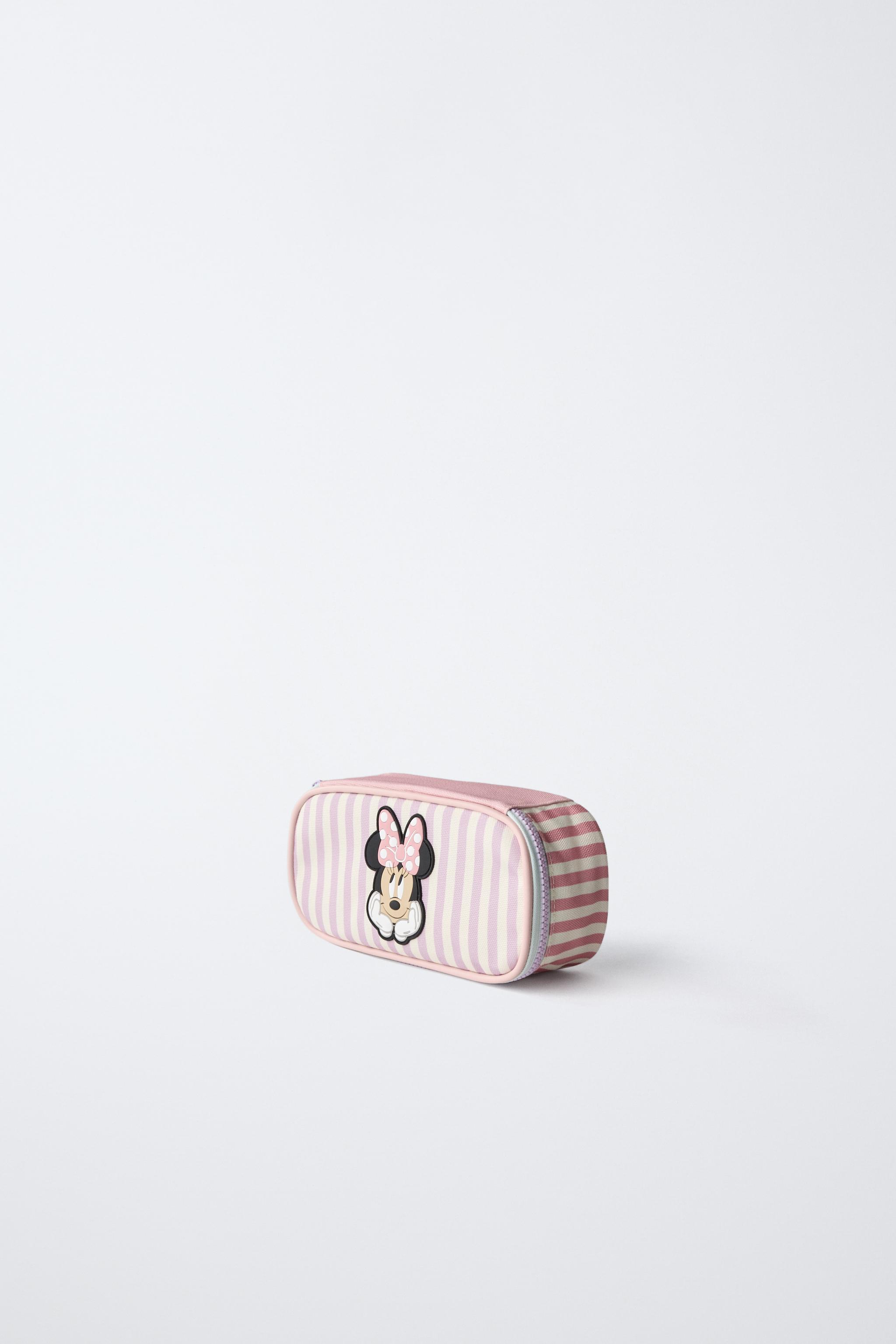 MINNIE MOUSE © DISNEY STRIPED PENCIL CASE