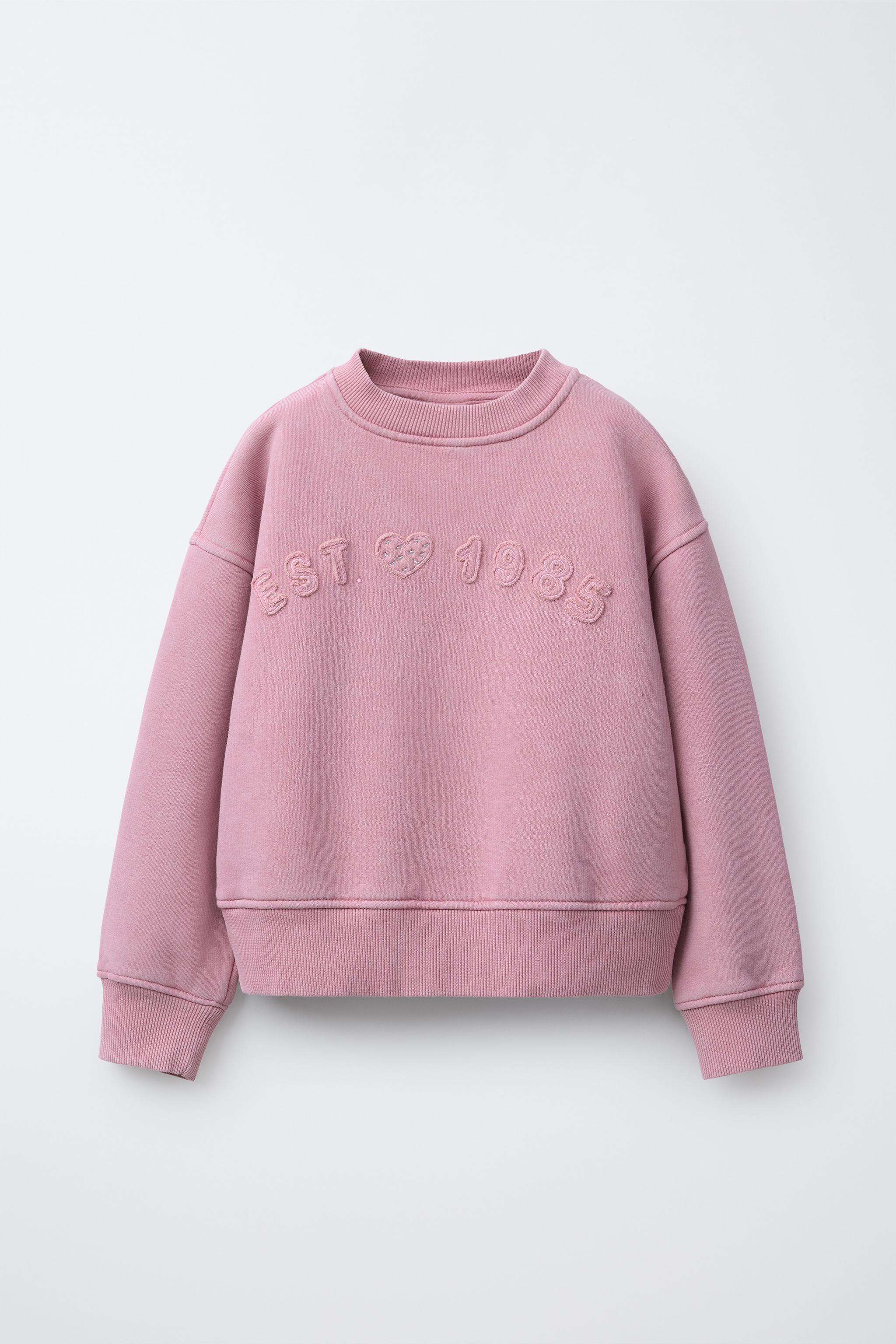 WASHED EFFECT PATCHES SWEATSHIRT