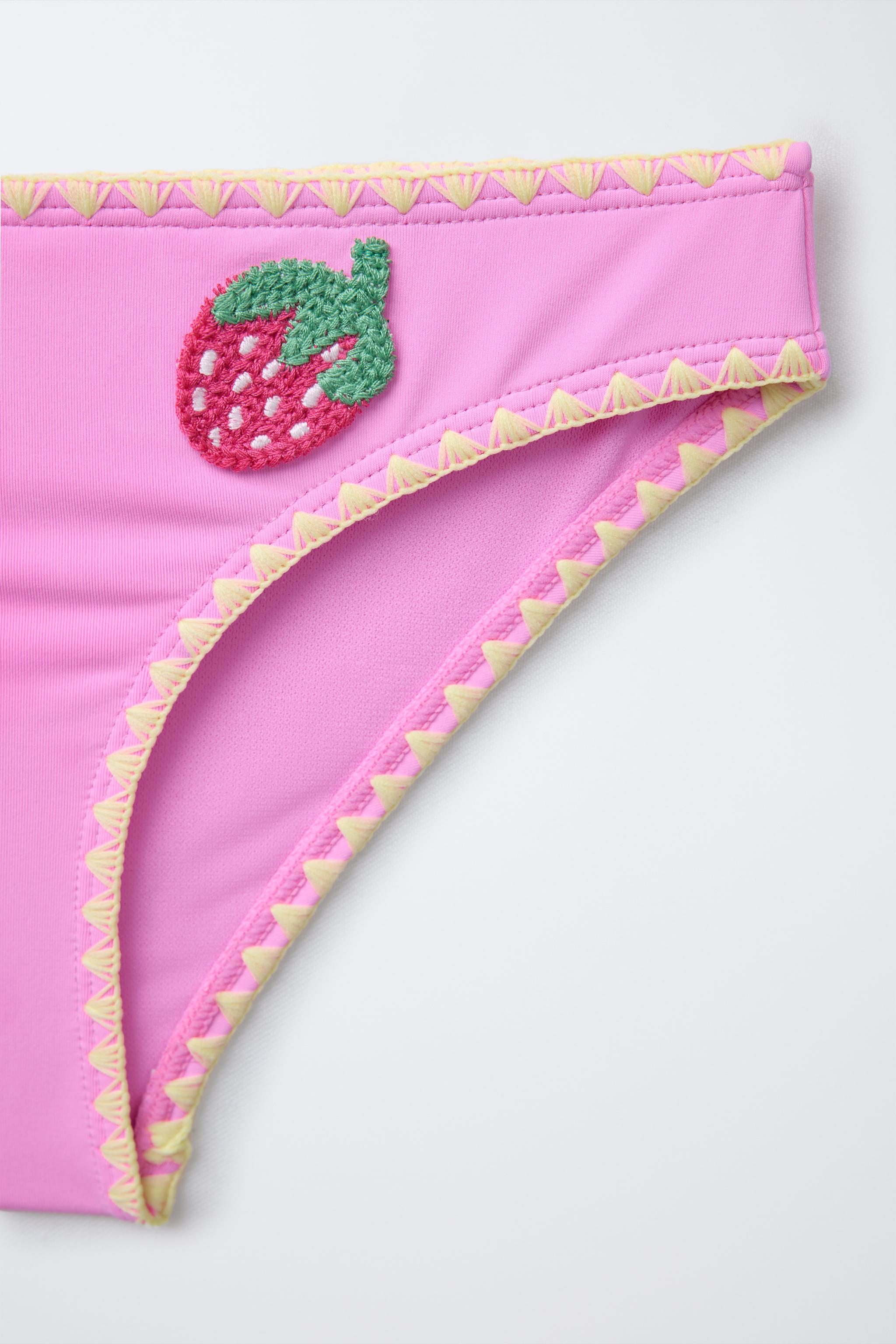 6-14 YEARS/ CROCHET FRUIT BIKINI