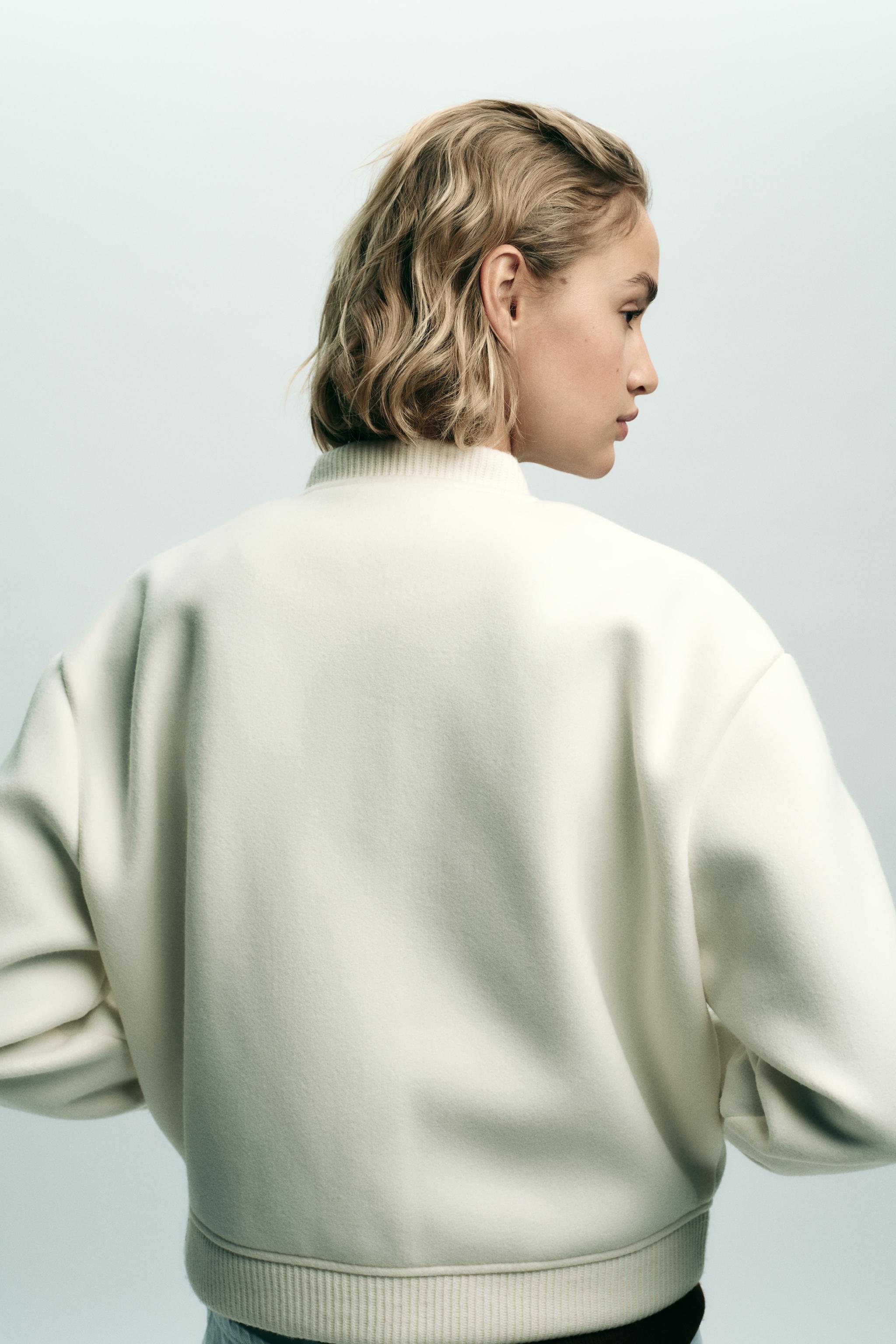 SOFT BOMBER JACKET WITH GOLDEN BUTTONS