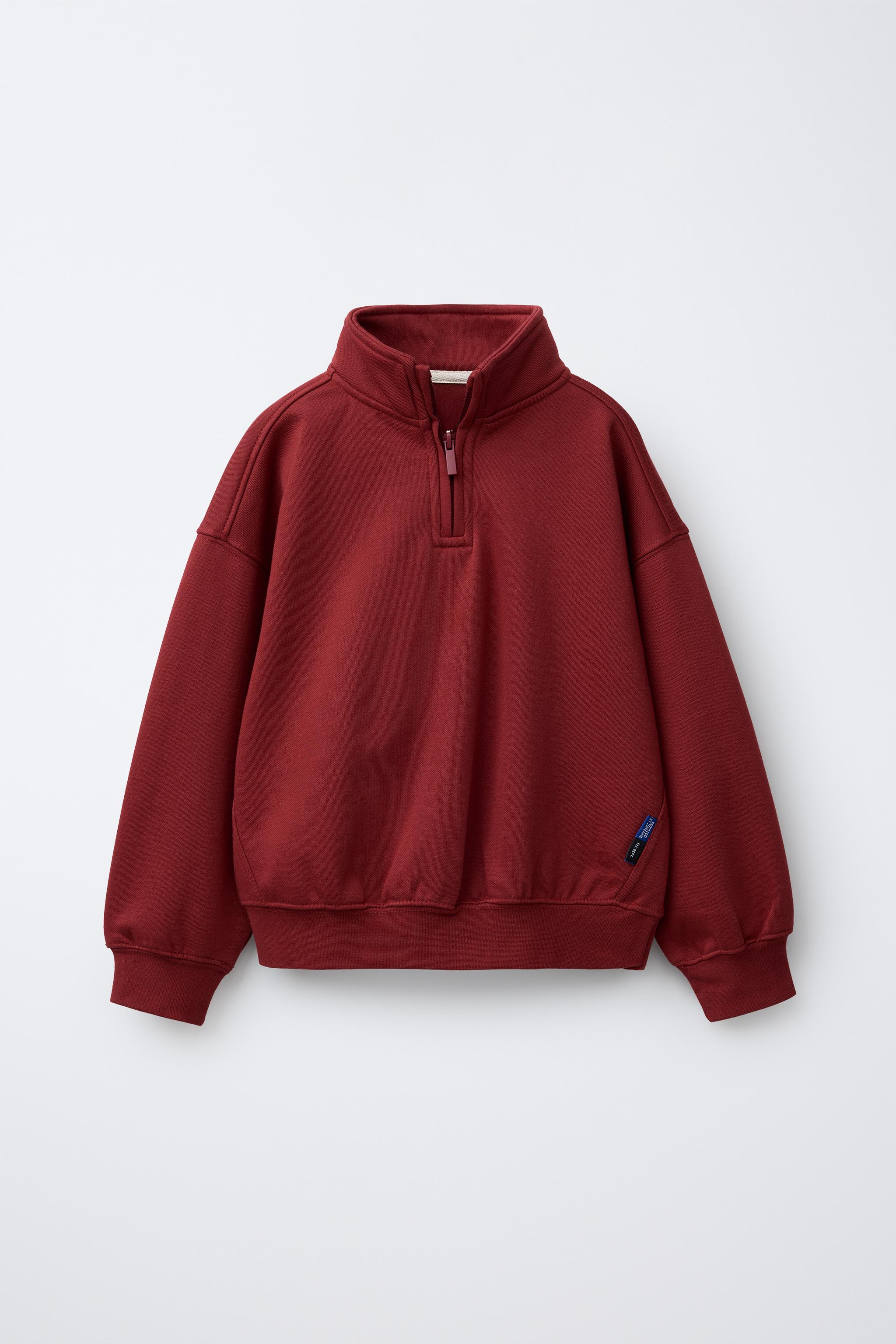 BASIC ZIP-UP SWEATSHIRT