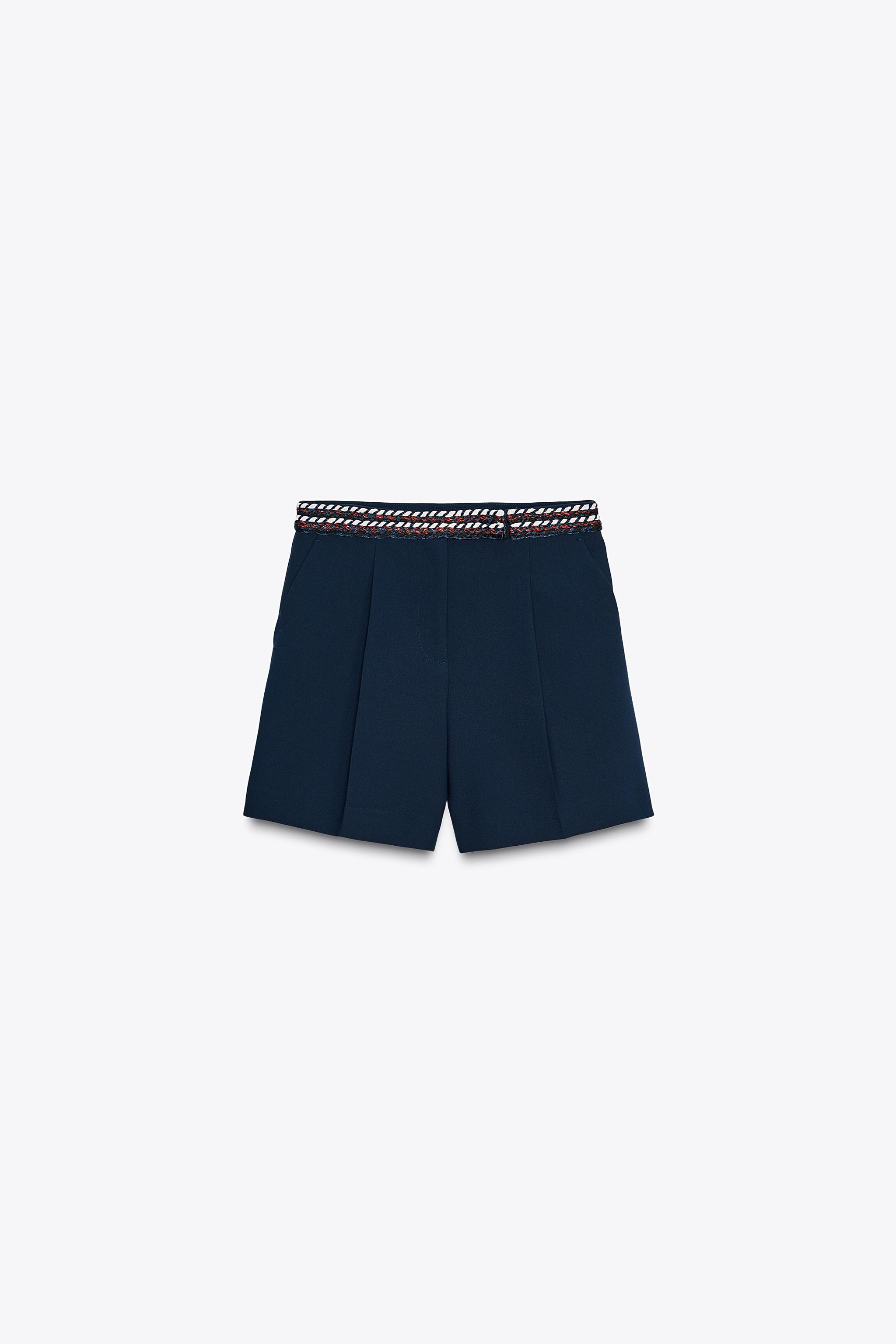 FANCY PIPED TRIM SHORTS
