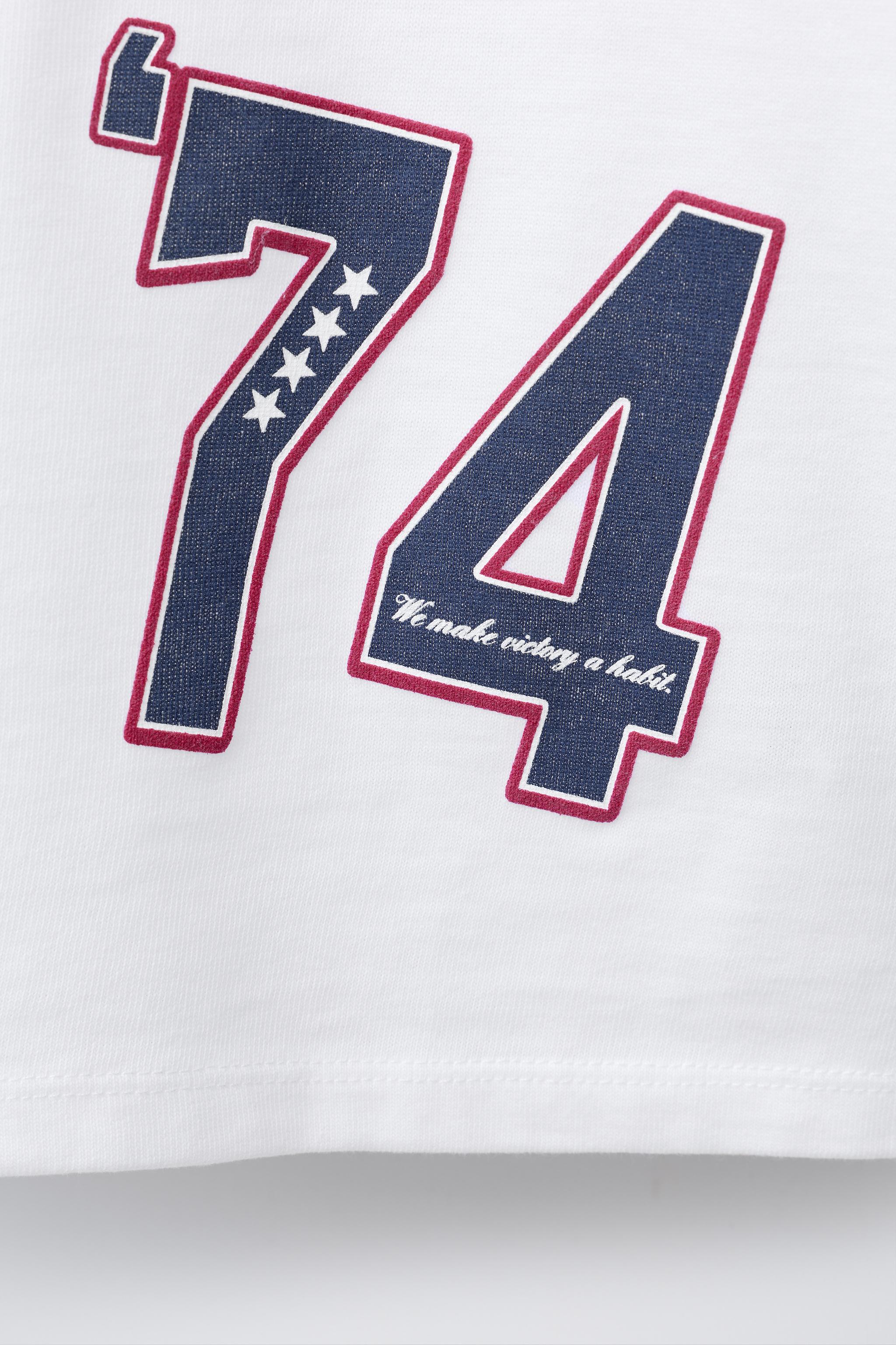 VARSITY RAISED TEXT T-SHIRT